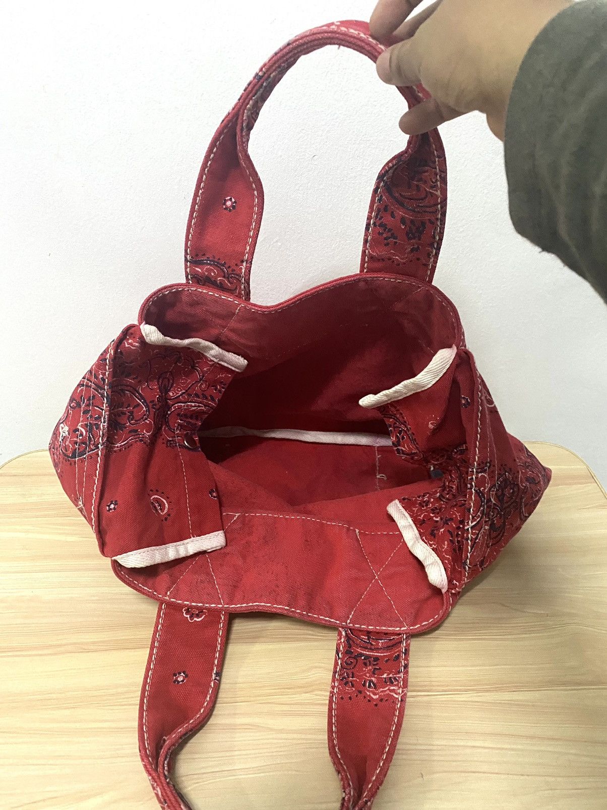 45rpm 45rpm Paisley Tote bag kiro hirata(KAPITAL) era Size ONE SIZE - 5 Thumbnail