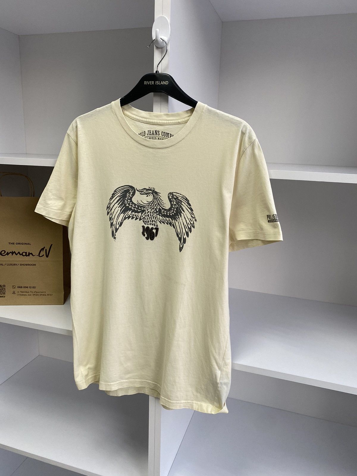 Polo Ralph Lauren × Vintage Vintage Polo Jeans Company Archival Y2K T-Shirt Size US M / EU 48-50 / 2 - 4 Thumbnail