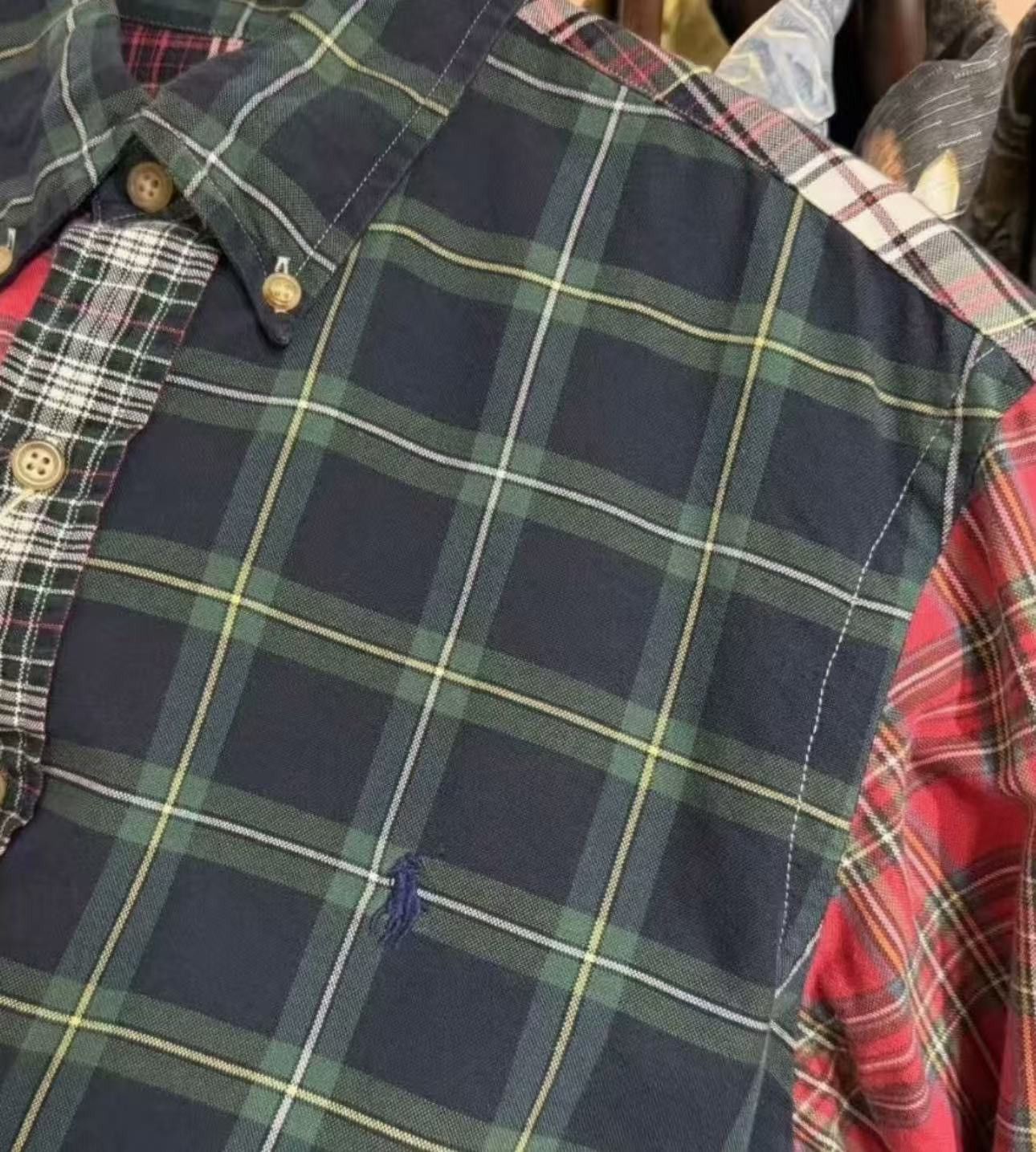 Ralph Lauren Vintage Ralph Lauren shirt, made of patchwork fabric. Size M / US 6-8 / IT 42-44 - 3 Thumbnail