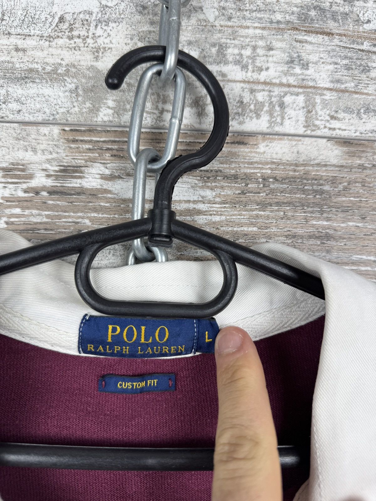 Polo Ralph Lauren Mens Vintage Polo Ralph Lauren rugby sweatshirt striped OG Size US L / EU 52-54 / 3 - 11 Thumbnail