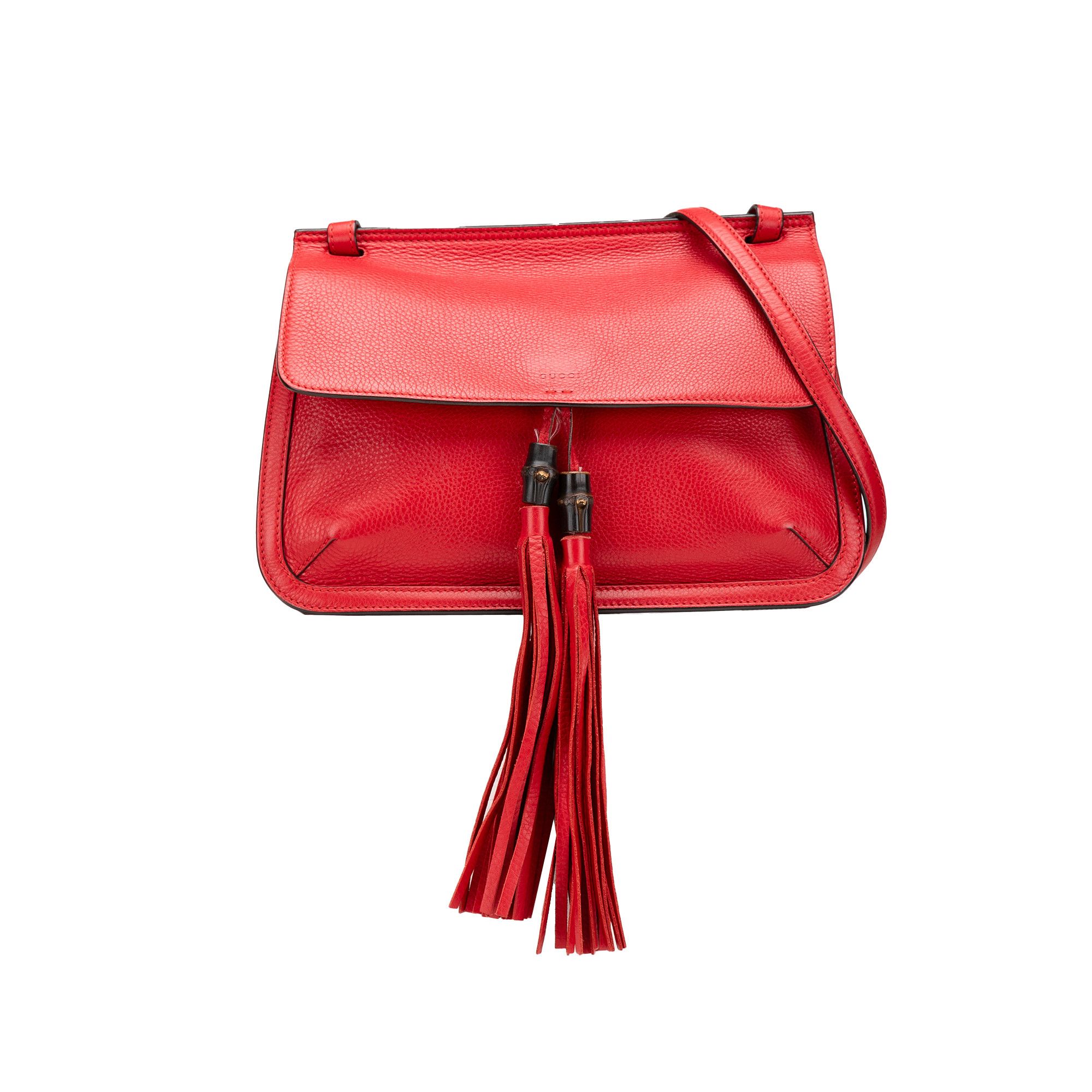Gucci Gucci Medium Leather Bamboo Daily Crossbody Size ONE SIZE - 1 Thumbnail