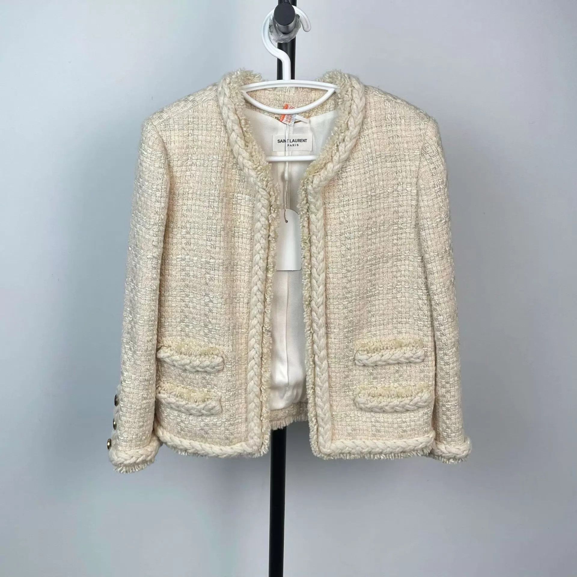 Yves Saint Laurent YSL Women's Chanel-style blazer 97 New Size M / US 6-8 / IT 42-44 - 1 Thumbnail