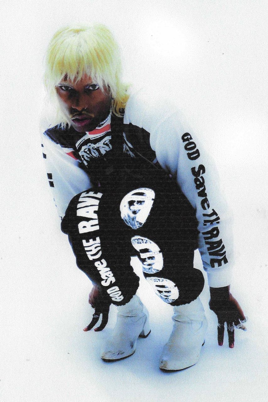 AWGE × Midnight Studios God Save the Rave Sweatpants Midnight Studios AWGE Small Size US 30 / EU 46 - 4 Thumbnail