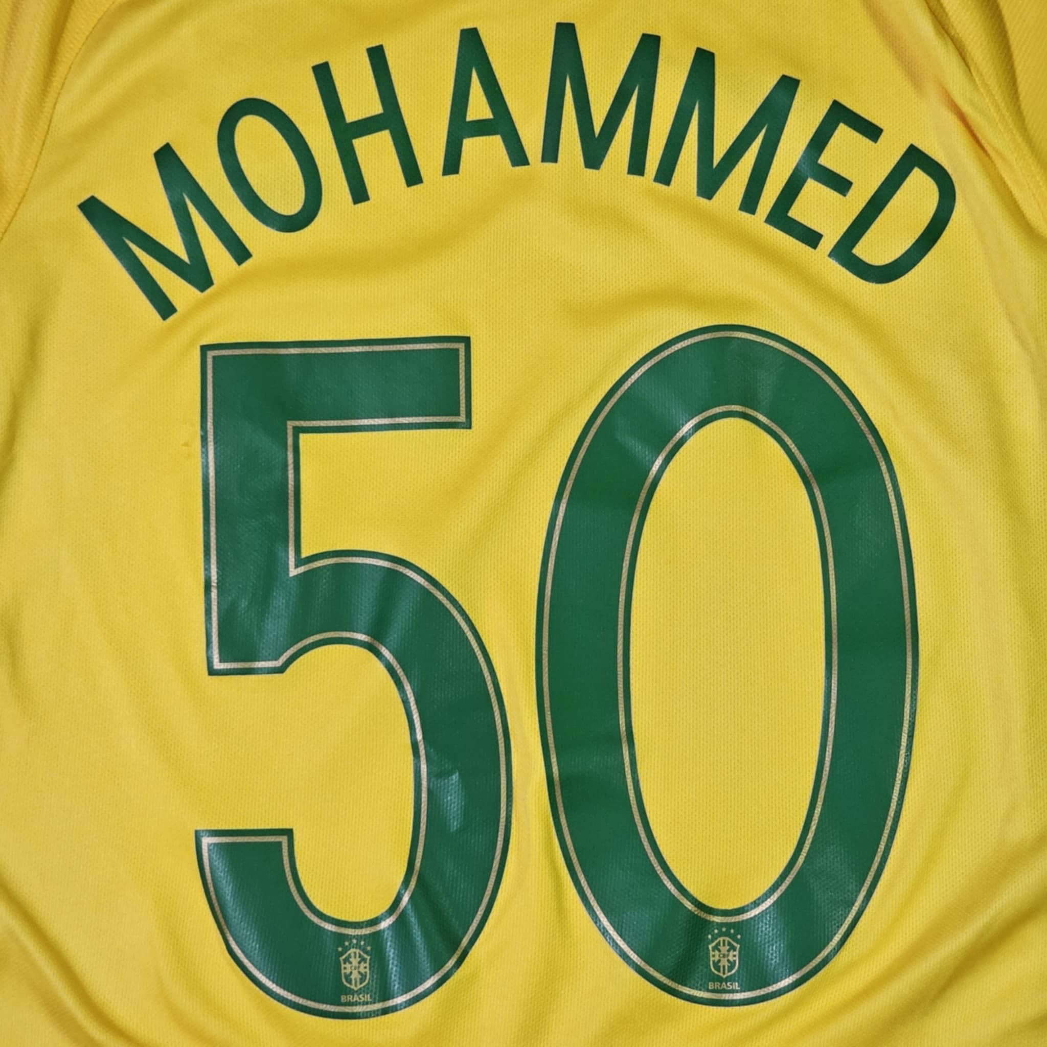 Nike Brazil Brasil Nike Mohammed Soccer Jersey Size US S / EU 44-46 / 1 - 9 Thumbnail