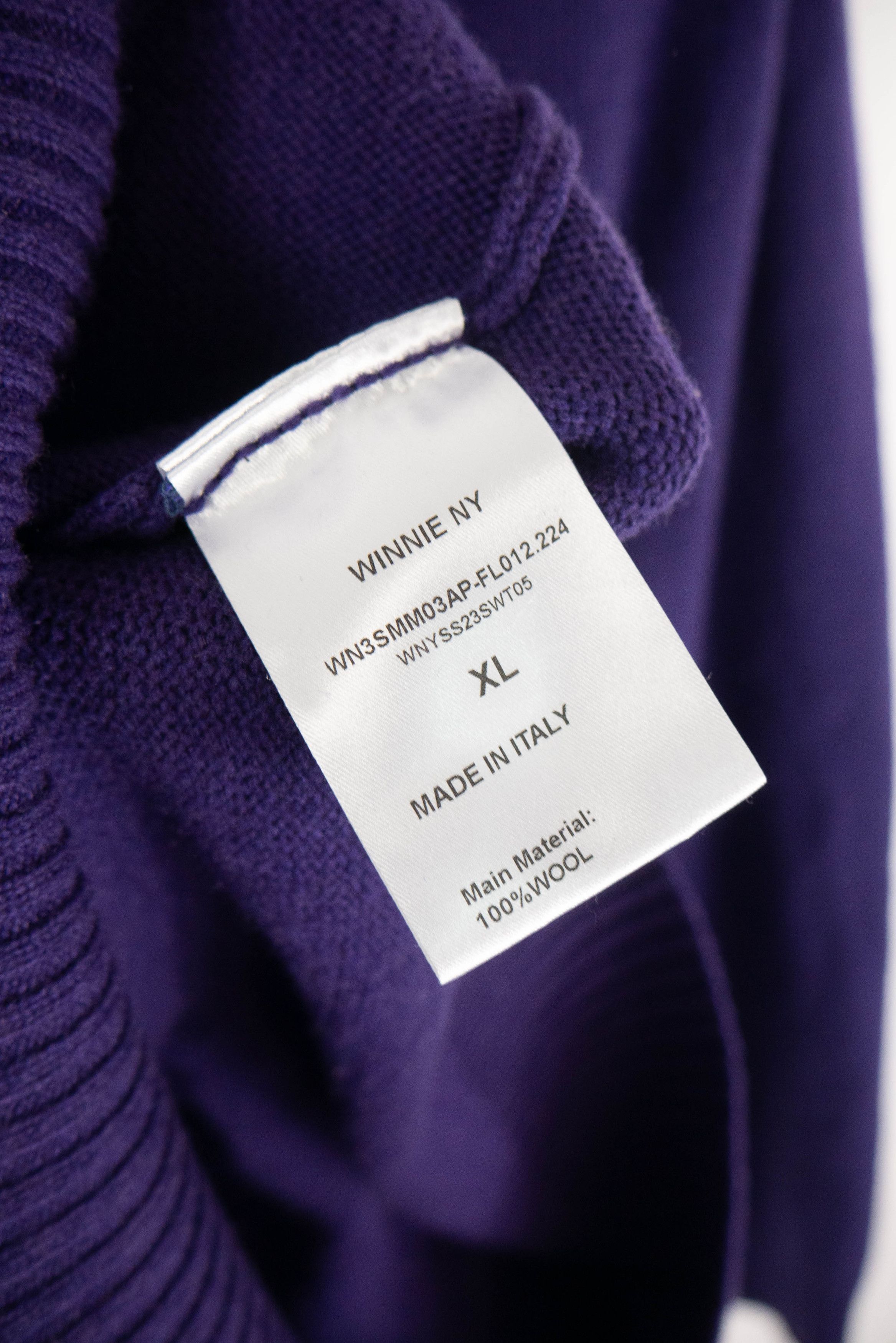 Designer × WINNIE Winnie NY sweater 100% wool, designer streetwear Size US XL / EU 56 / 4 - 10 Thumbnail
