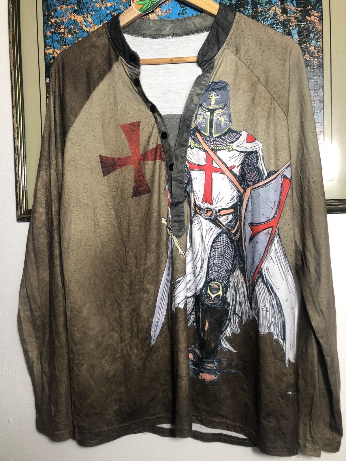 Affliction × Vintage Vintage Knight Templer Army Size US L / EU 52-54 / 3 - 3 Thumbnail