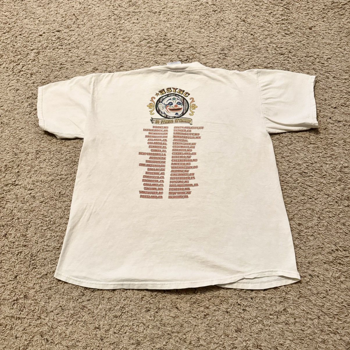 Band Tees × Vintage Y2K VINTAGE *NSYNC NO STRINGS ATTACHED TOUR TEE! Size US L / EU 52-54 / 3 - 4 Thumbnail