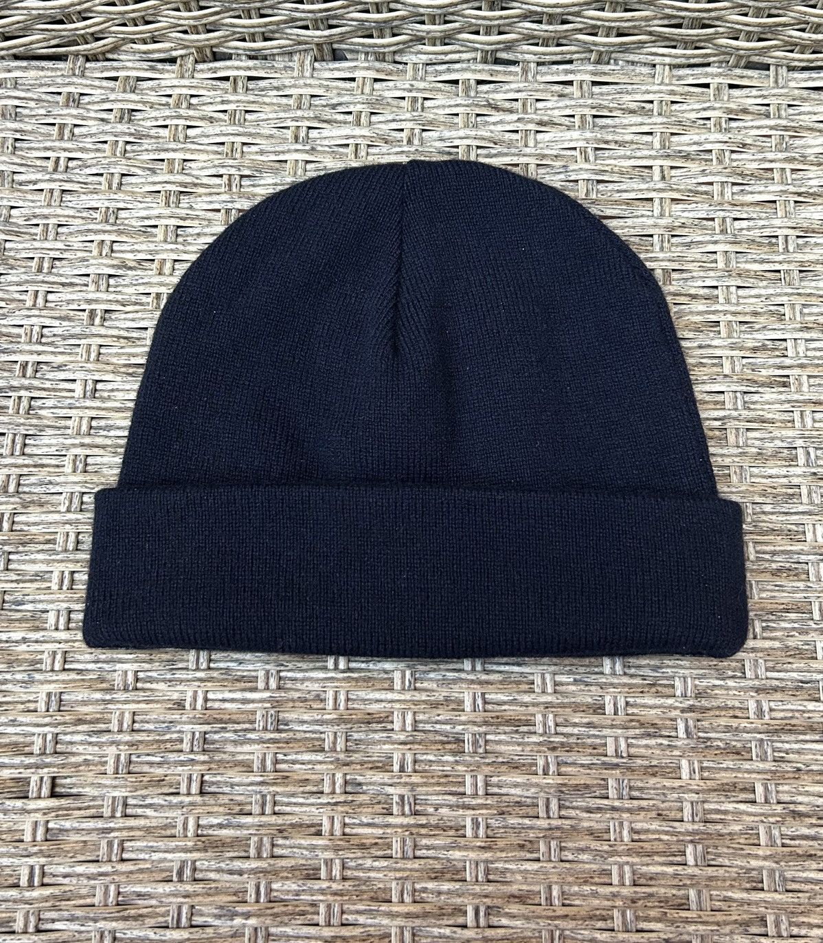 AMI AMI Paris Dark Navy Wool Beanie Hat OS Made In Portugal Size ONE SIZE - 1 Thumbnail