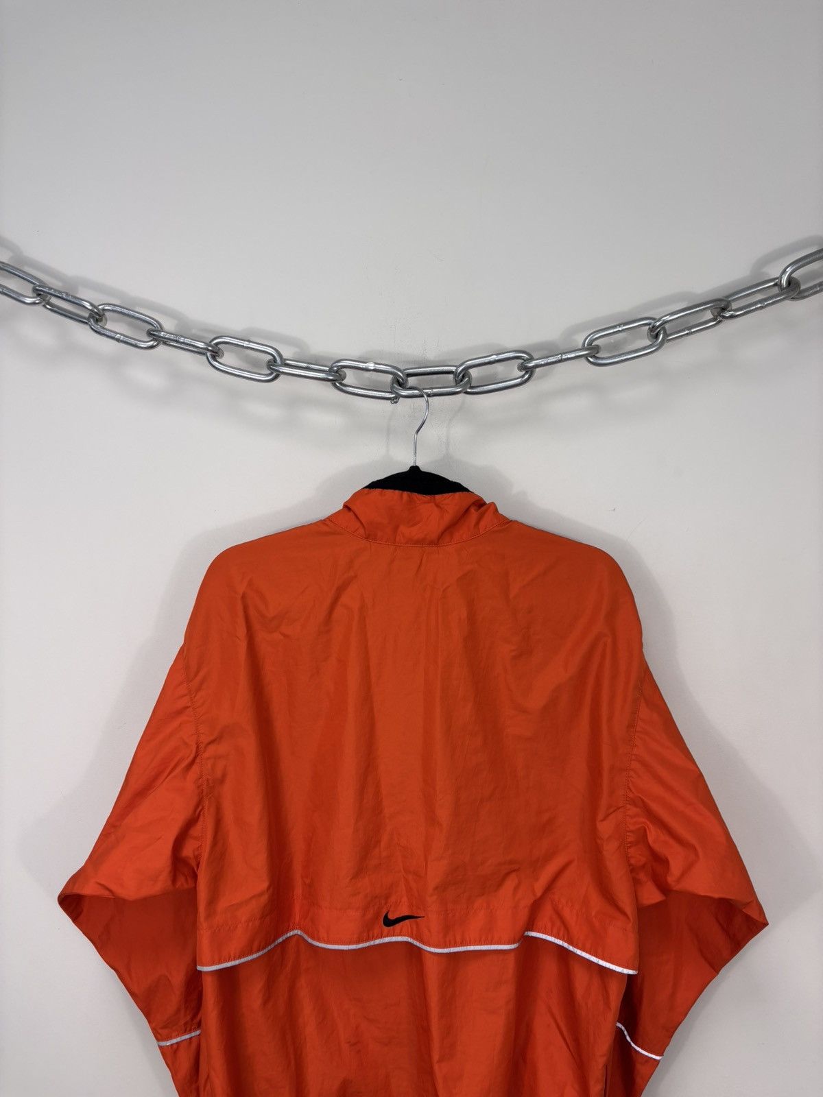 Nike Vintage 1990s Nike Y2K Orange Half Zip Windbreaker Jacket Size US M / EU 48-50 / 2 - 15 Thumbnail