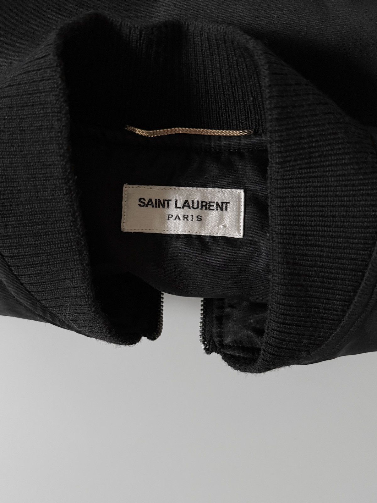 Saint Laurent Paris Saint Laurent By Hedi Slimane AW15 Bondage Bomber Jacket Size US S / EU 44-46 / 1 - 4 Thumbnail