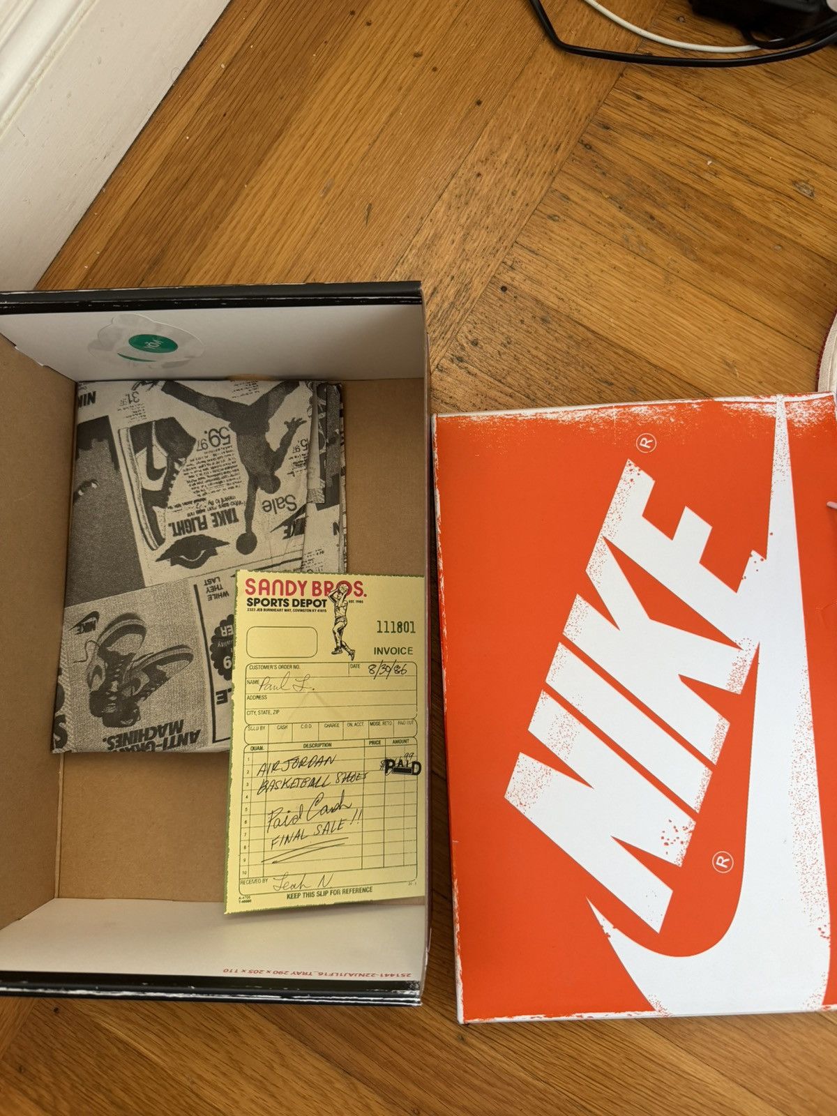 Jordan Brand Jordan 1 High OG Lost & Found Youth 5.5 (W 7) – Box – Used Size US 7 / IT 37 - 4 Thumbnail