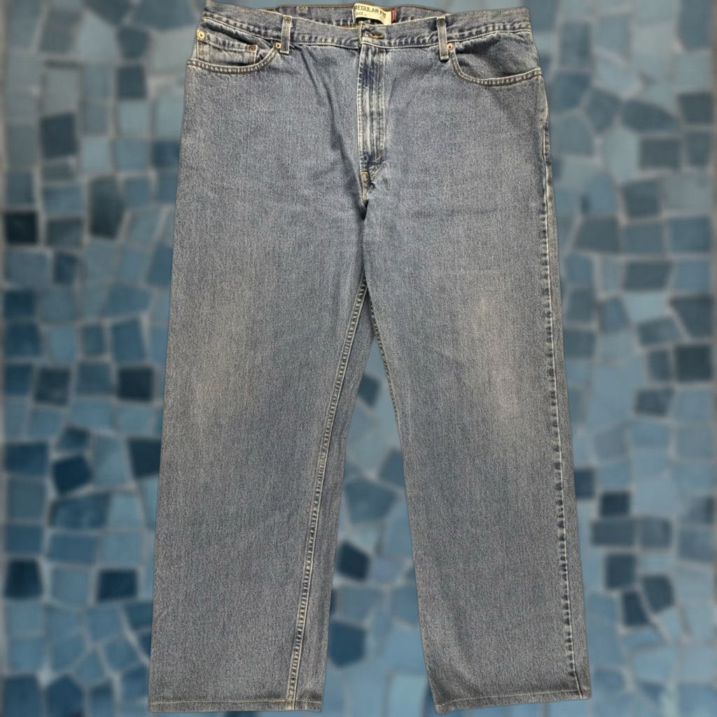 Levi's Vintage Levi's 505 Jeans Mens 44x30 Y2K Skater Grunge Regular Straight Blue 90s Mens Reg 44x30 Jeans Size US 30 / EU 46 - 1 Thumbnail