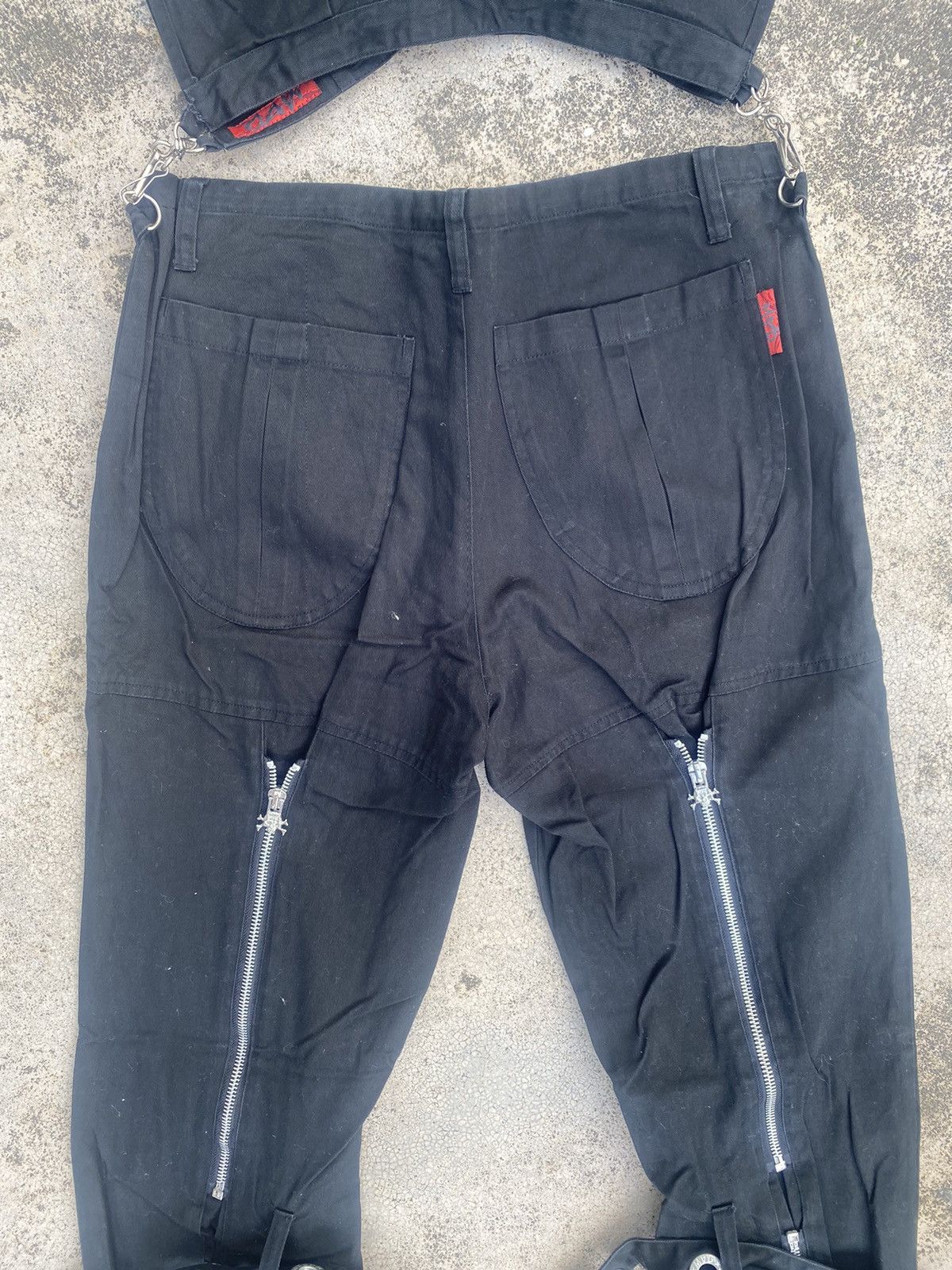 Japanese Brand × Punk and Yo MVD Gothic Punk Seditionaries Bondage Zipper Denim Pants Size US 29 - 14 Thumbnail