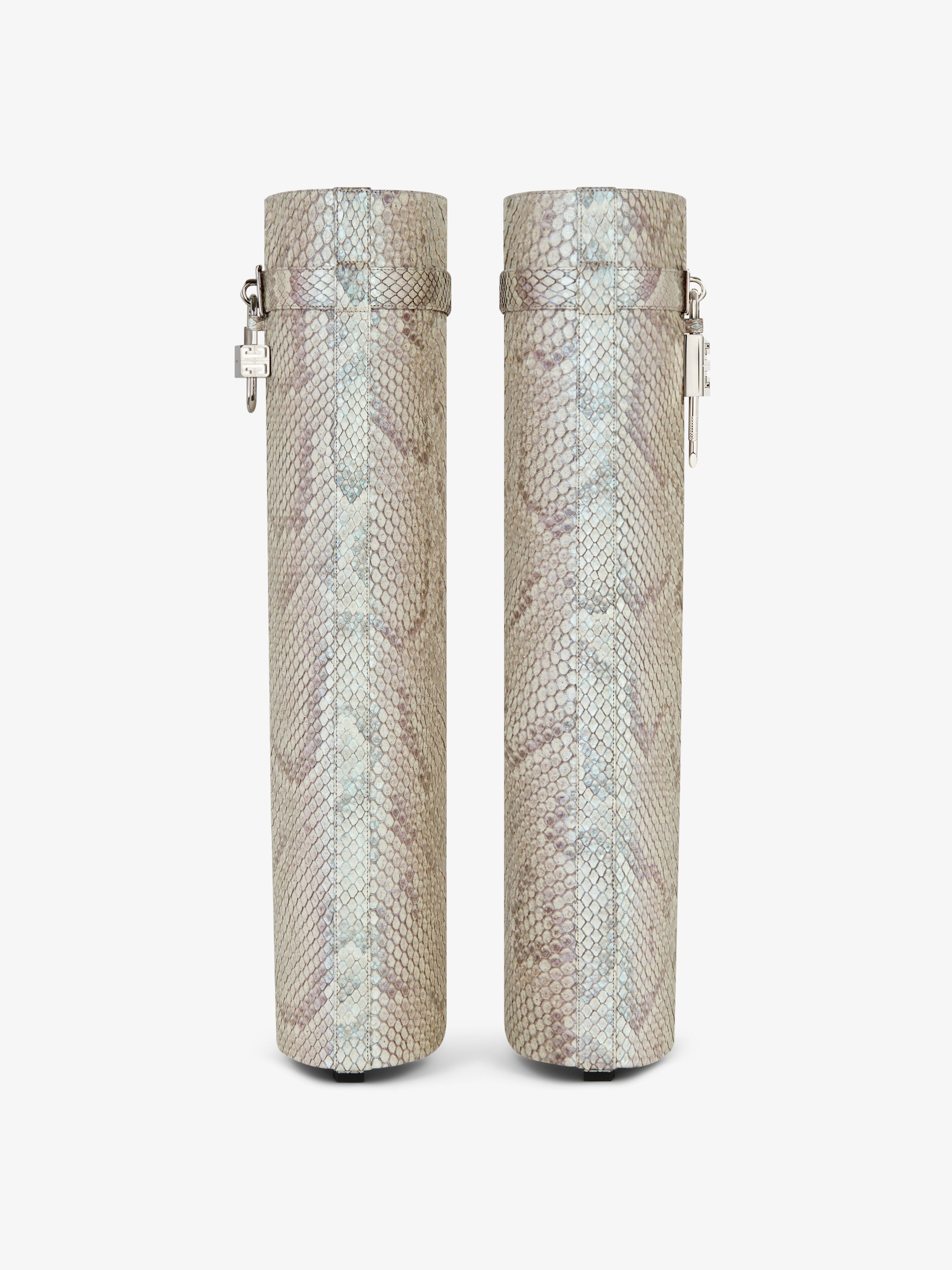 Givenchy o1srvl11e0525 Shark Lock Pant Boots 90mm in Natural Beige Size US 11 / IT 41 - 7 Thumbnail