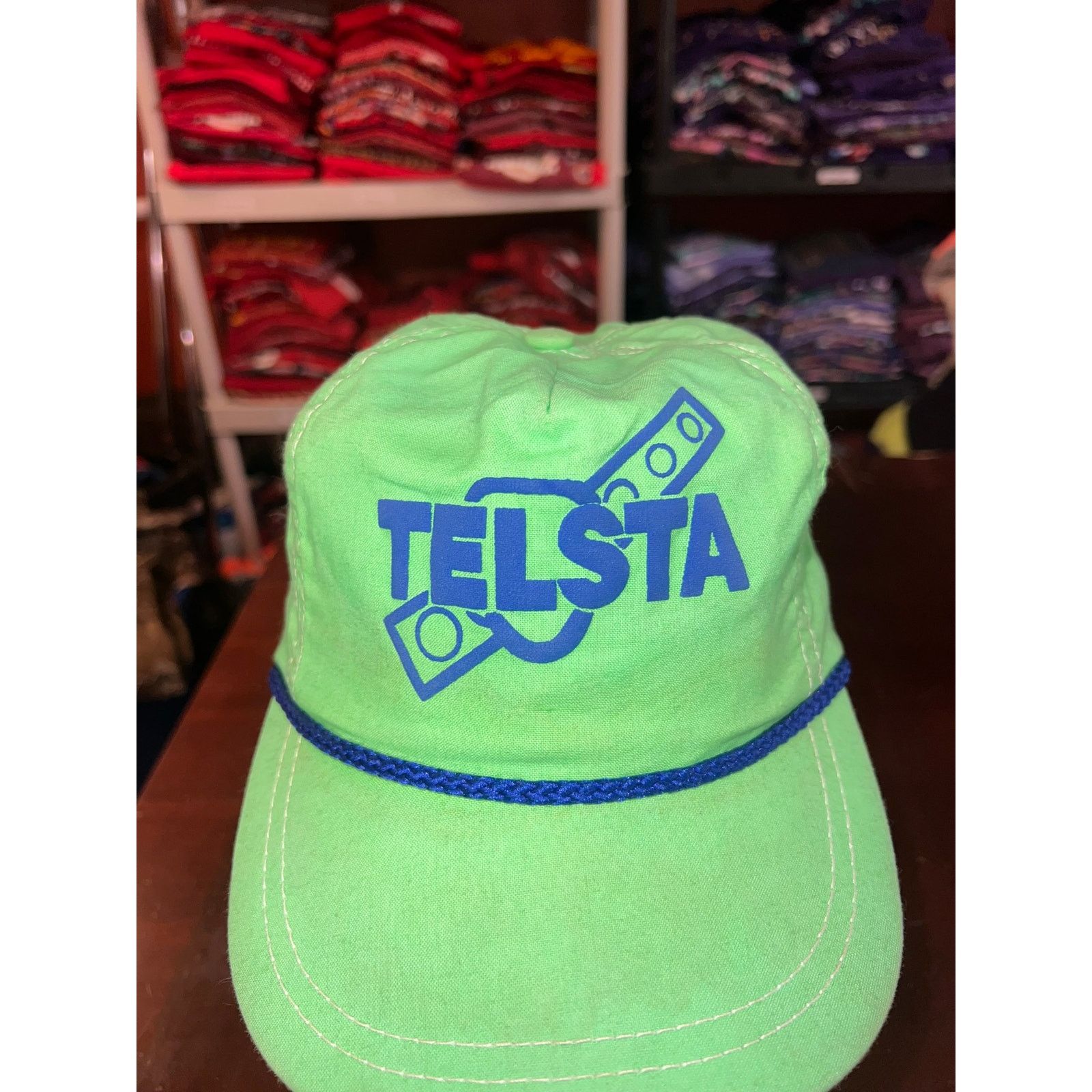 Vintage Vintage Telsta Hat Mechanics Part Roper Cap 90s VTG WORN Size ONE SIZE - 2 Thumbnail