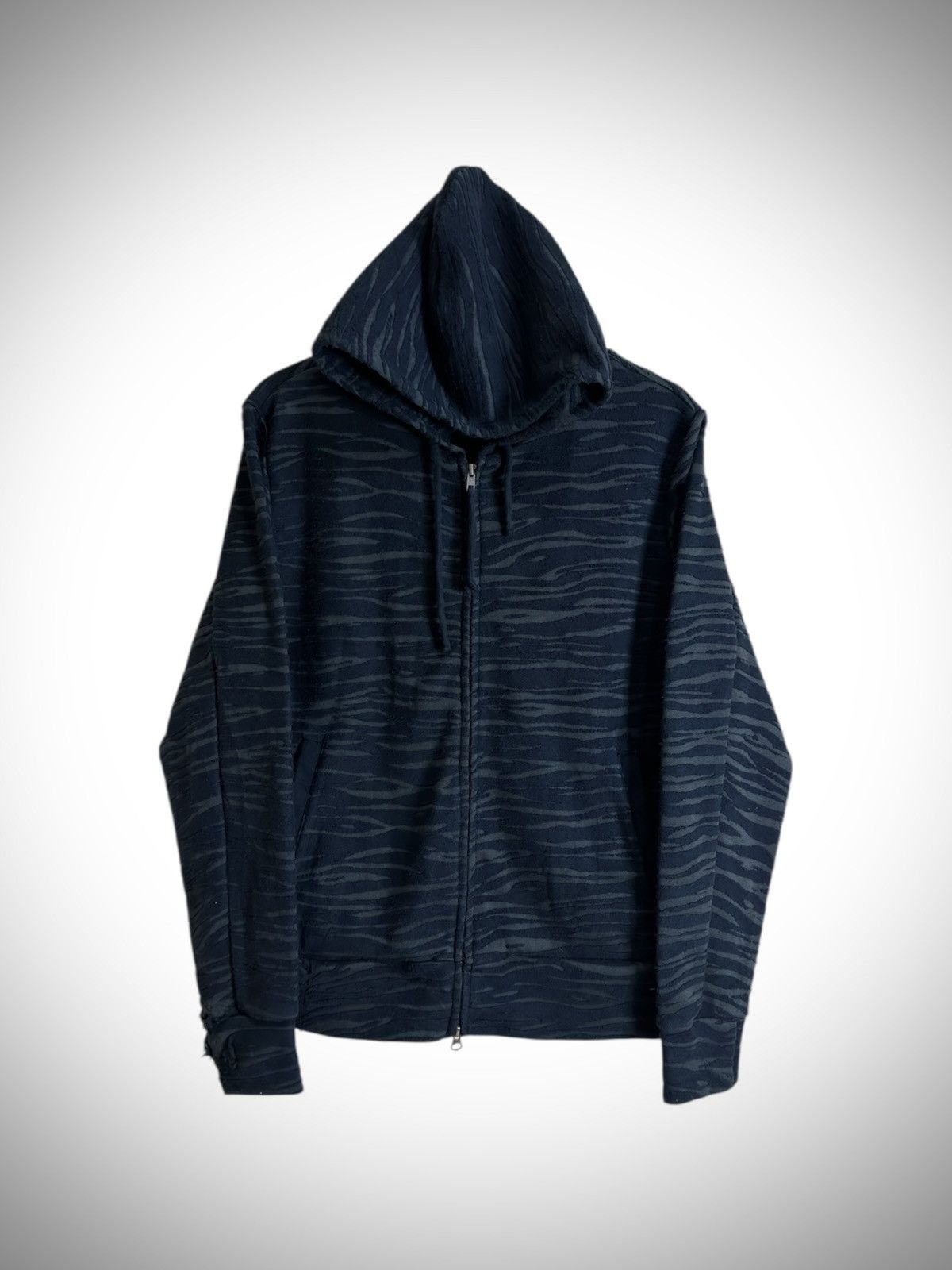 Japanese Brand LHP - Japanese Archives Textured Abstract Hoodie Size US M / EU 48-50 / 2 - 1 Thumbnail