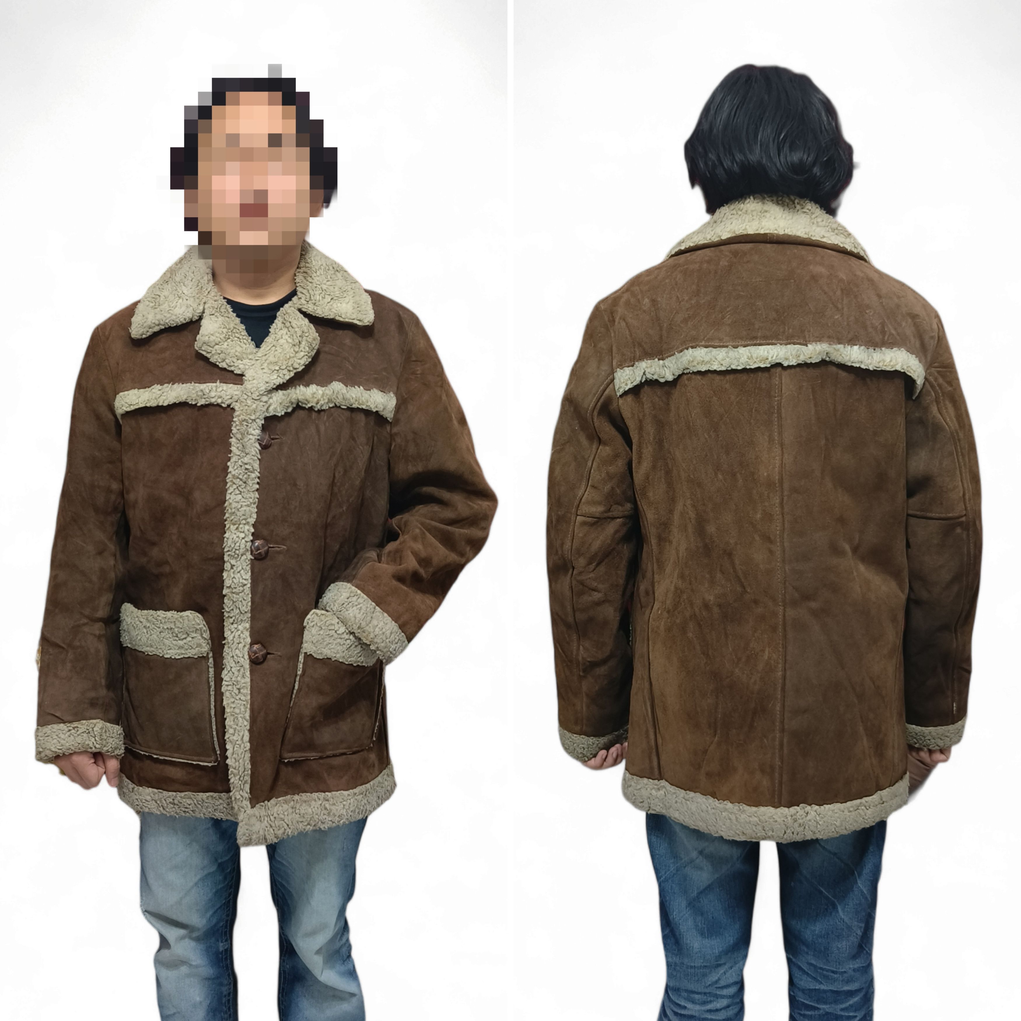 Schott Vintage 70s Schott Rancher Western Suede Coat Leather Jacket Size US M / EU 48-50 / 2 - 8 Thumbnail