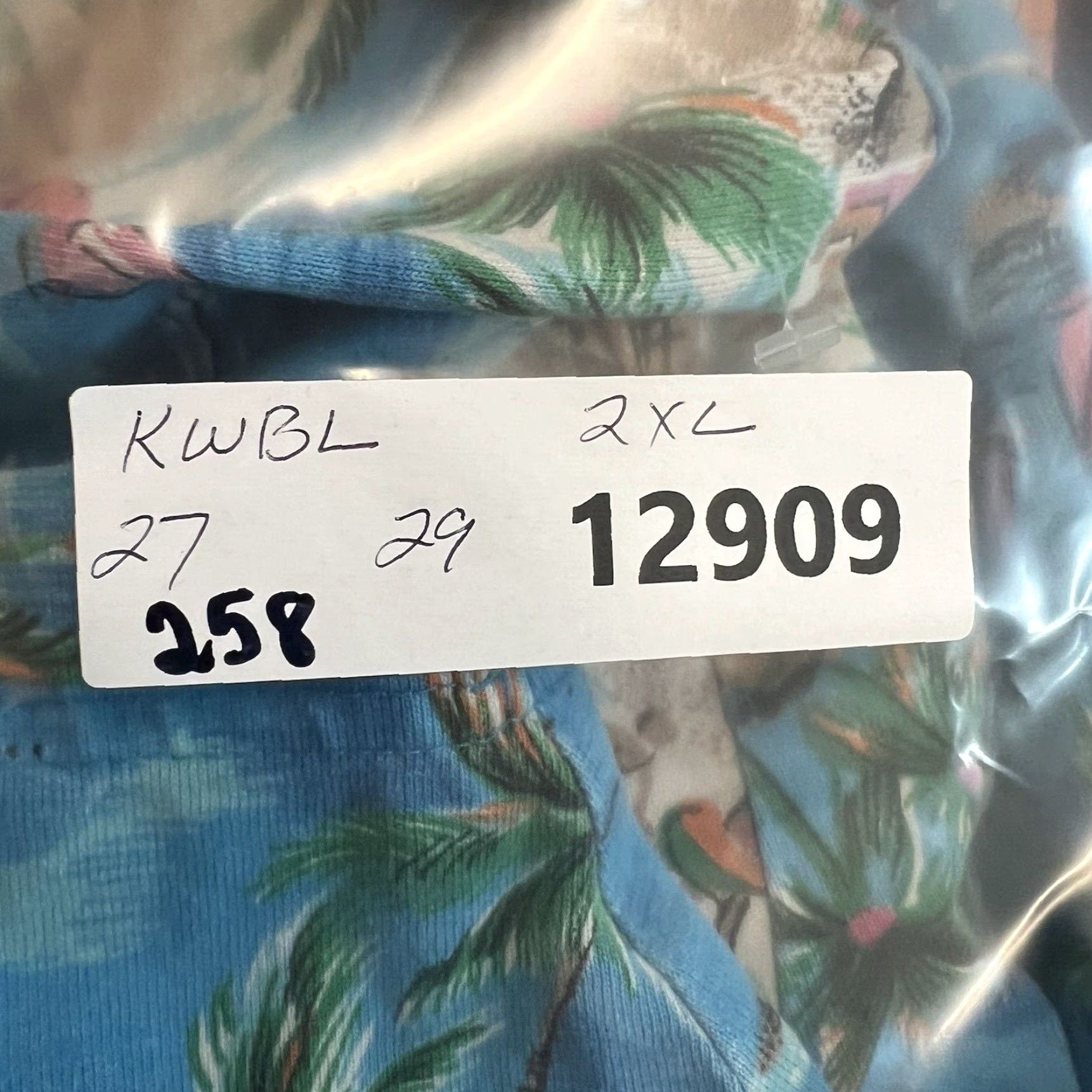 Vintage VINTAGE KWBL T-Shirt Adult XL Blue 90s Graphic Island California Beach Hawaiian Size US XL / EU 56 / 4 - 7 Thumbnail