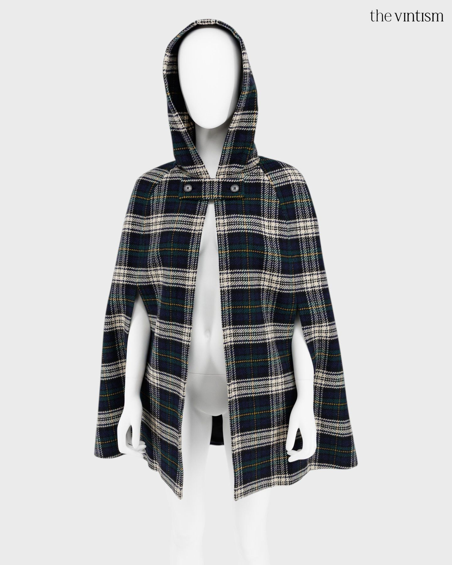 Saint Laurent Paris Saint Laurent by Hedi Slimane F/W 2014 Runway Pure Wool Cape Size S / US 4 / IT 40 - 6 Thumbnail