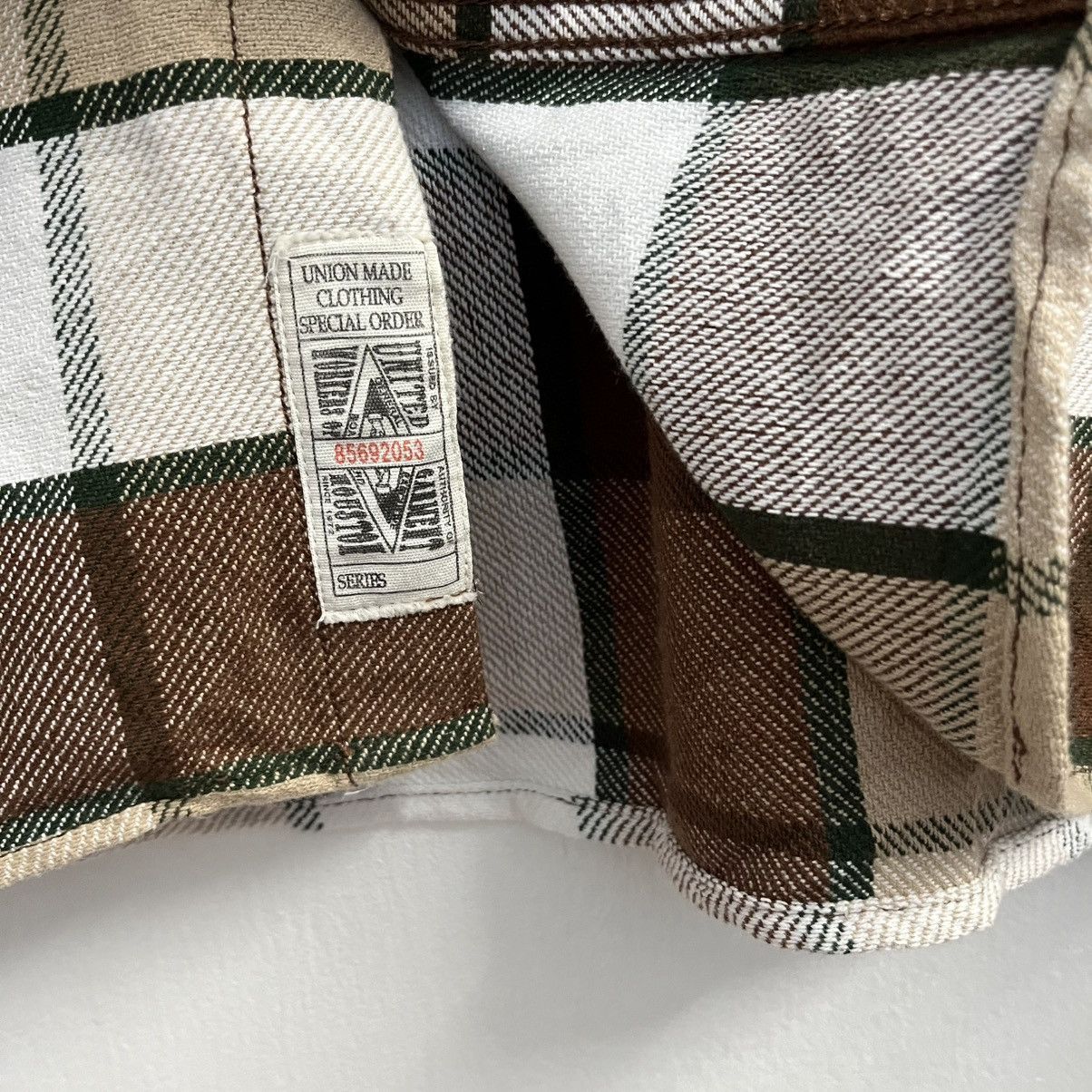Sugar Cane Heavyweight Flannel Plaid Shirt Vintage Houston Union Made Size US L / EU 52-54 / 3 - 5 Thumbnail
