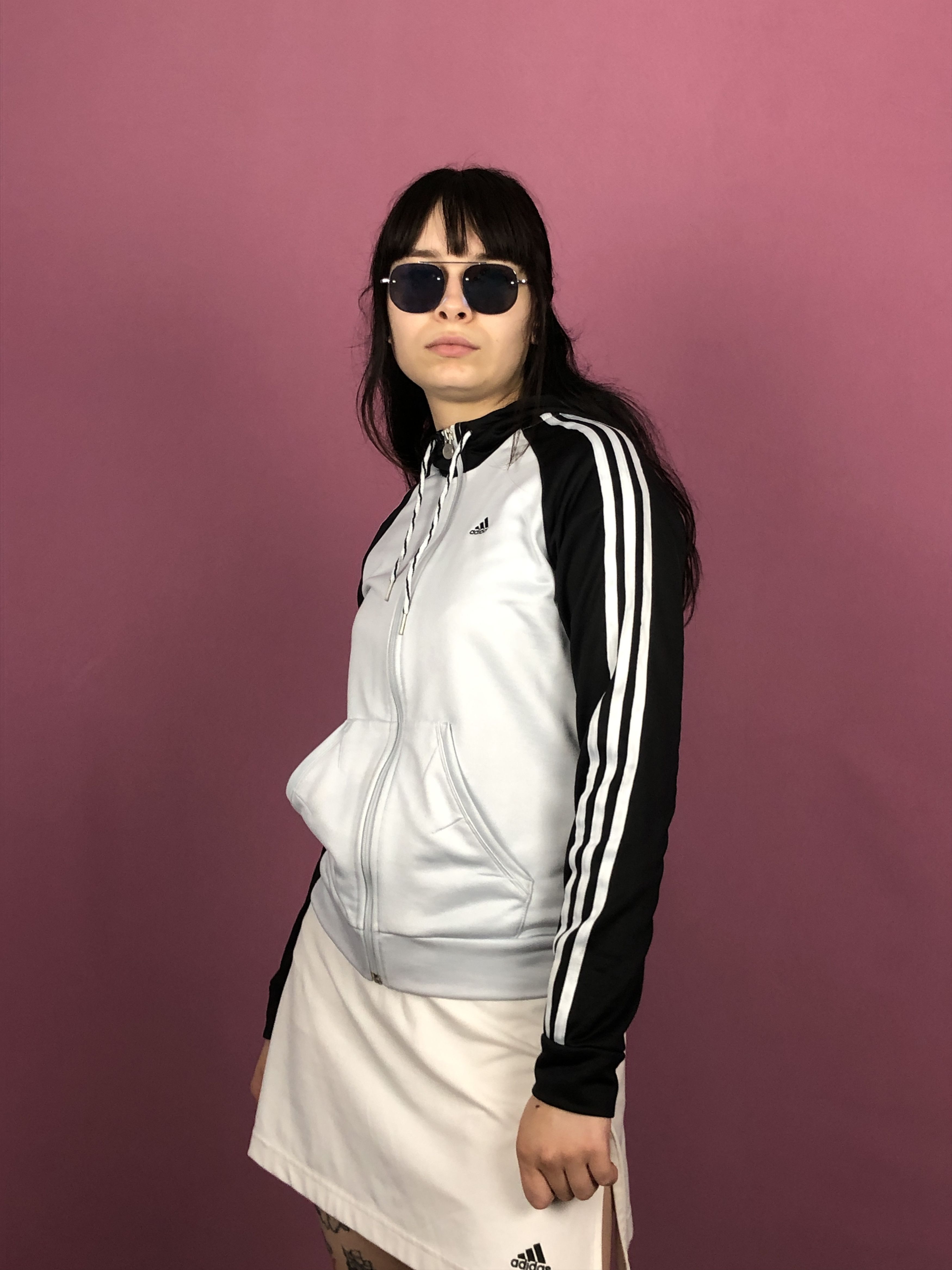 Adidas × Vintage Adidas Vintage Women's Hooded Track Jacket - M Size M / US 6-8 / IT 42-44 - 1 Thumbnail