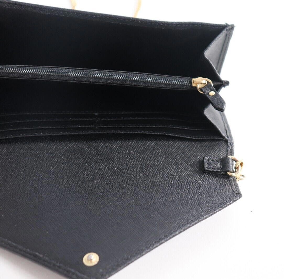 Designer Victoria's Secret Black Crossbody Bag Wallet Removable Chain Size ONE SIZE - 5 Thumbnail