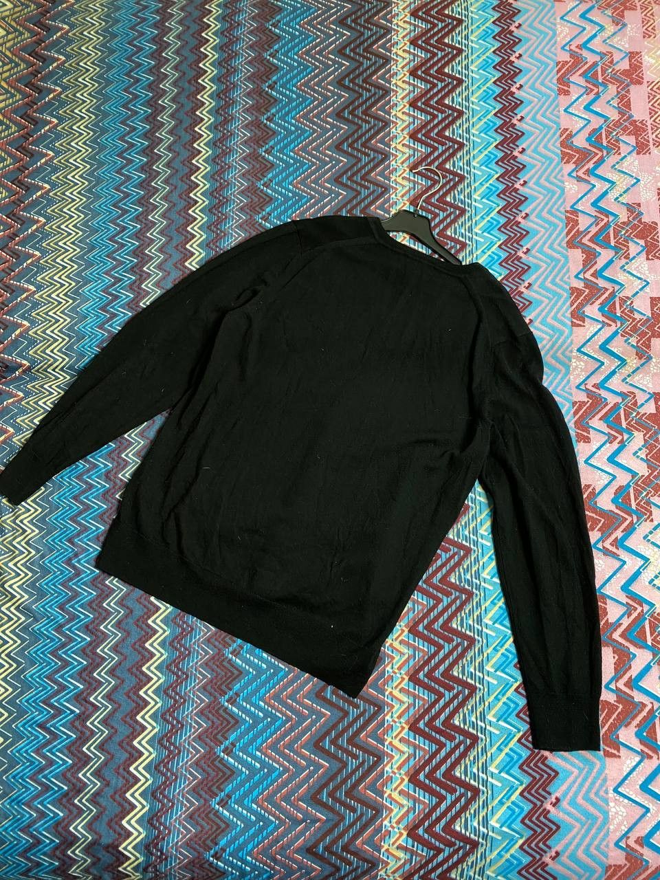 Burberry × Vintage Burberry Vintage Mens V-neck Sweater Size US L / EU 52-54 / 3 - 15 Thumbnail