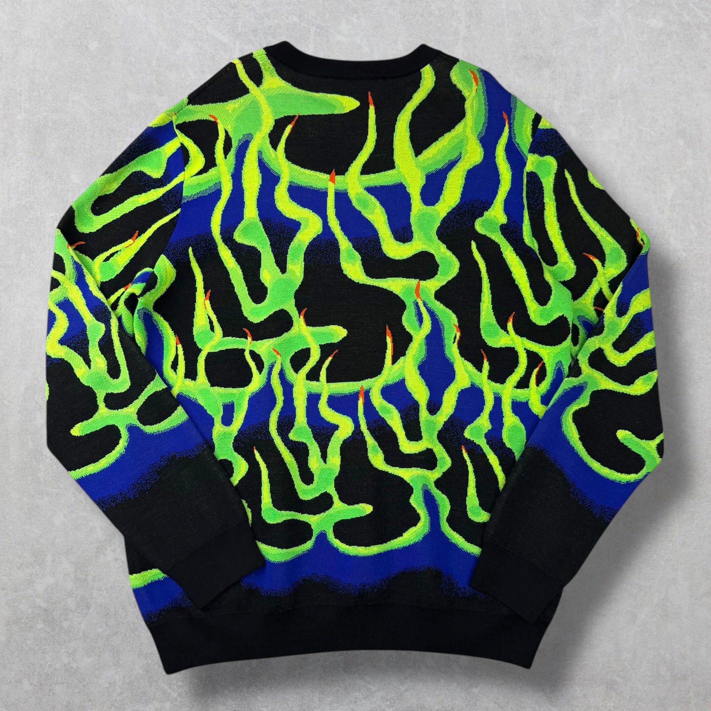 Louis Vuitton Louis Vuitton Flame Graphic Crewneck Sweater XXL Size US XXL / EU 58 / 5 - 2 Thumbnail
