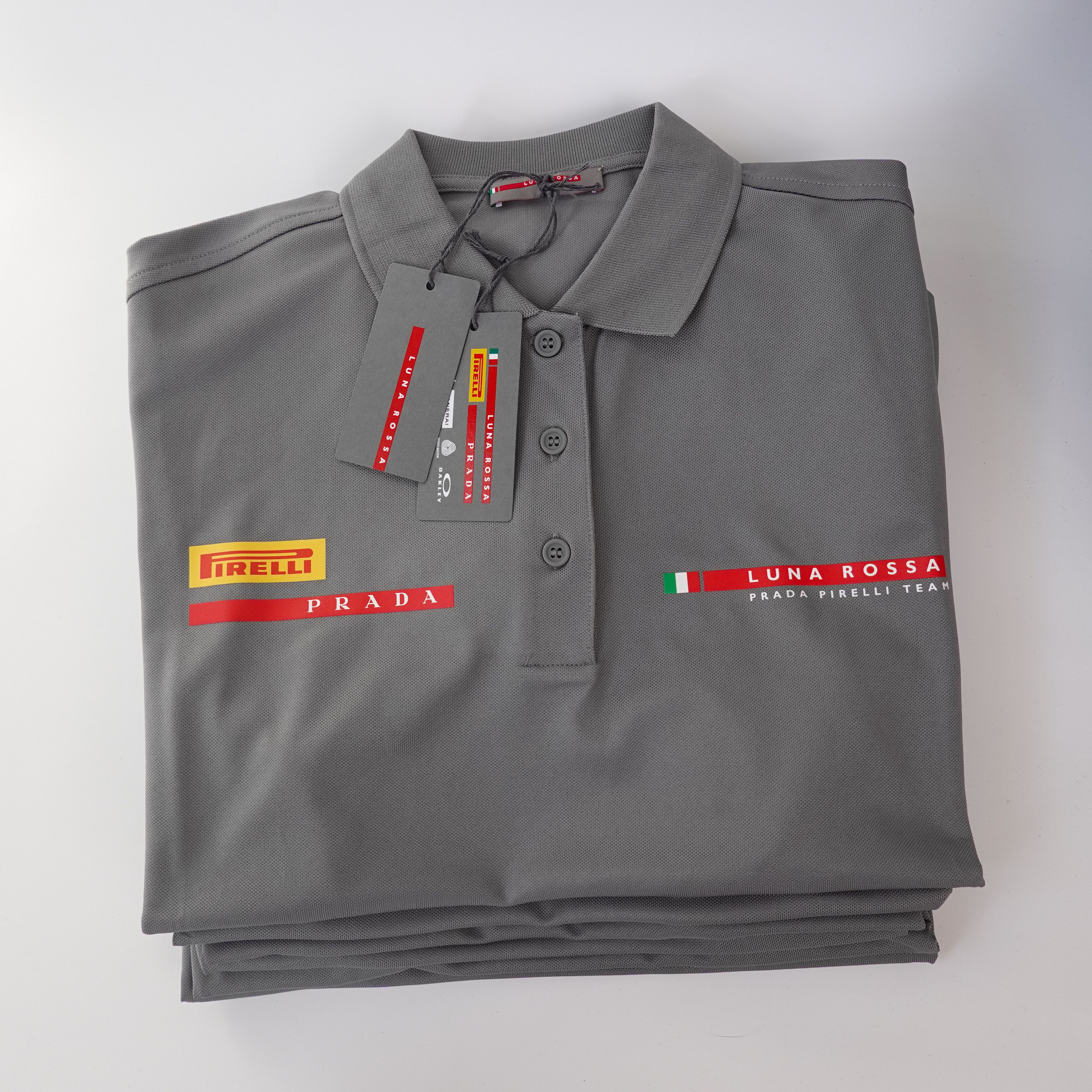 Prada Prada Luna Rossa Grey Polo - Womens Sizing Size XS / US 0-2 / IT 36-38 - 1 Thumbnail