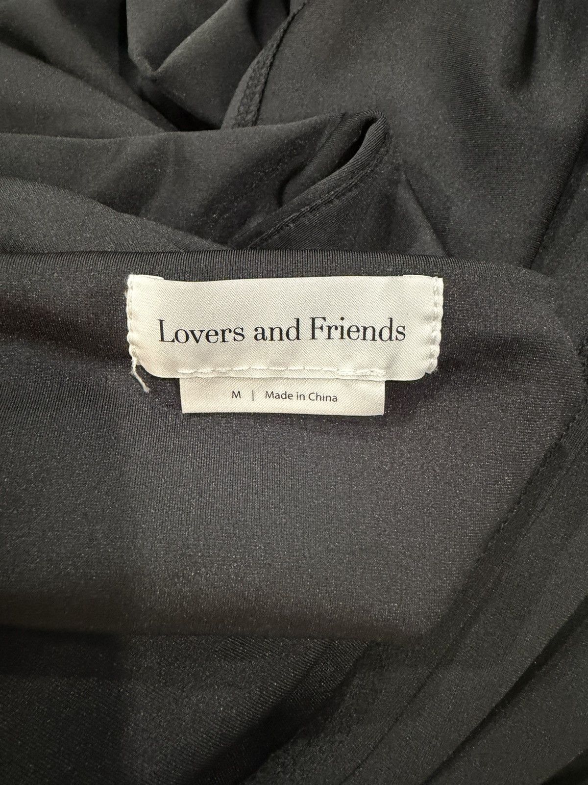 Lovers and Friends Lovers + Friends Athena Gown Black One Shoulder NWT M Size M / US 6-8 / IT 42-44 - 11 Thumbnail