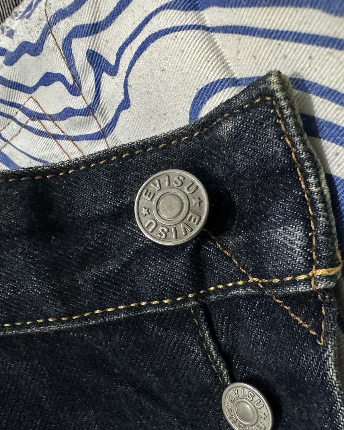 Evisu Evisu Daicock Red Line Selvedge Jeans Size US 34 / EU 50 - 12 Thumbnail