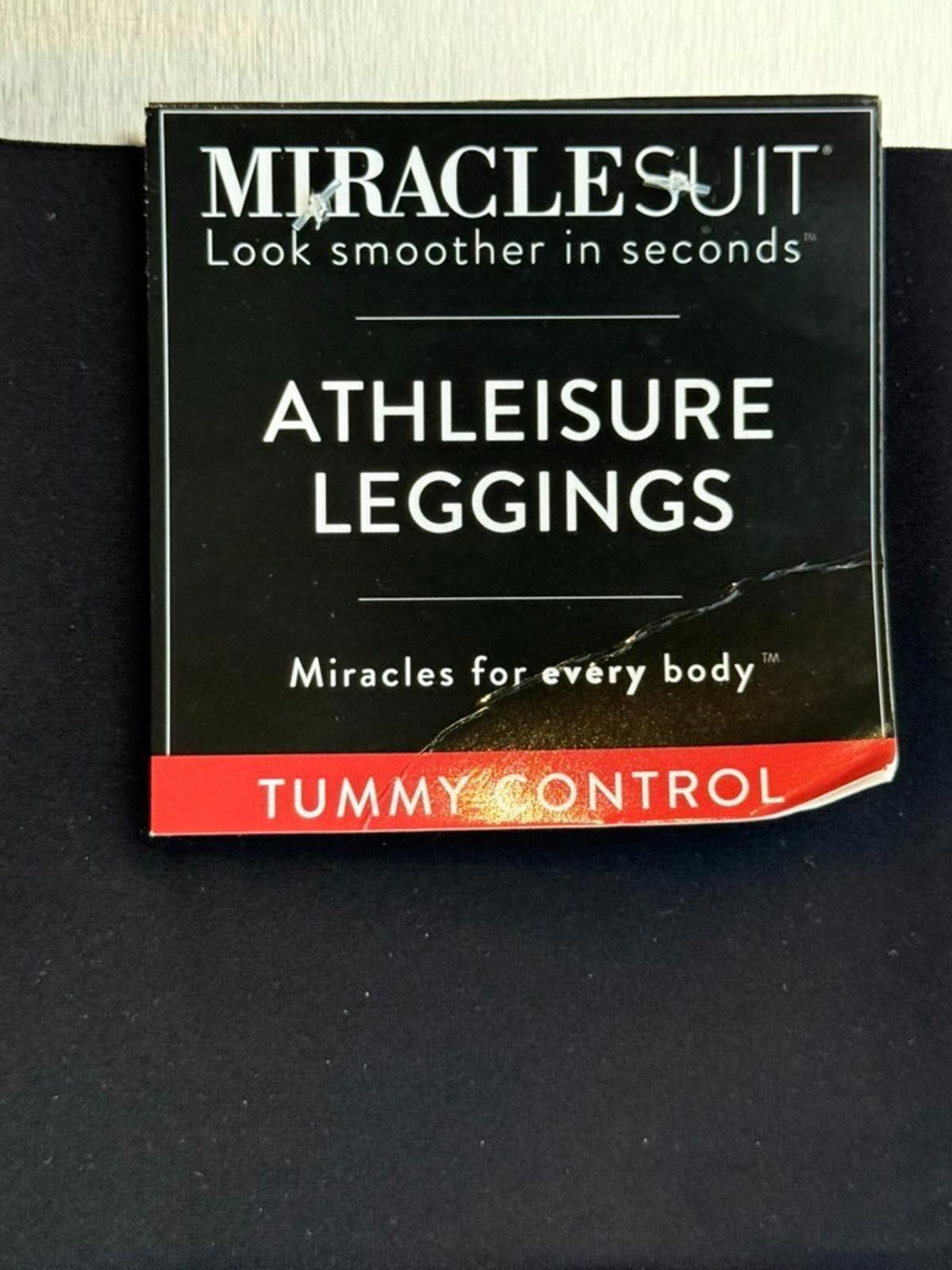 Other Miraclesuit Tummy Control Performance Leggings Black Small Size 28" / US 6 / IT 42 - 3 Thumbnail