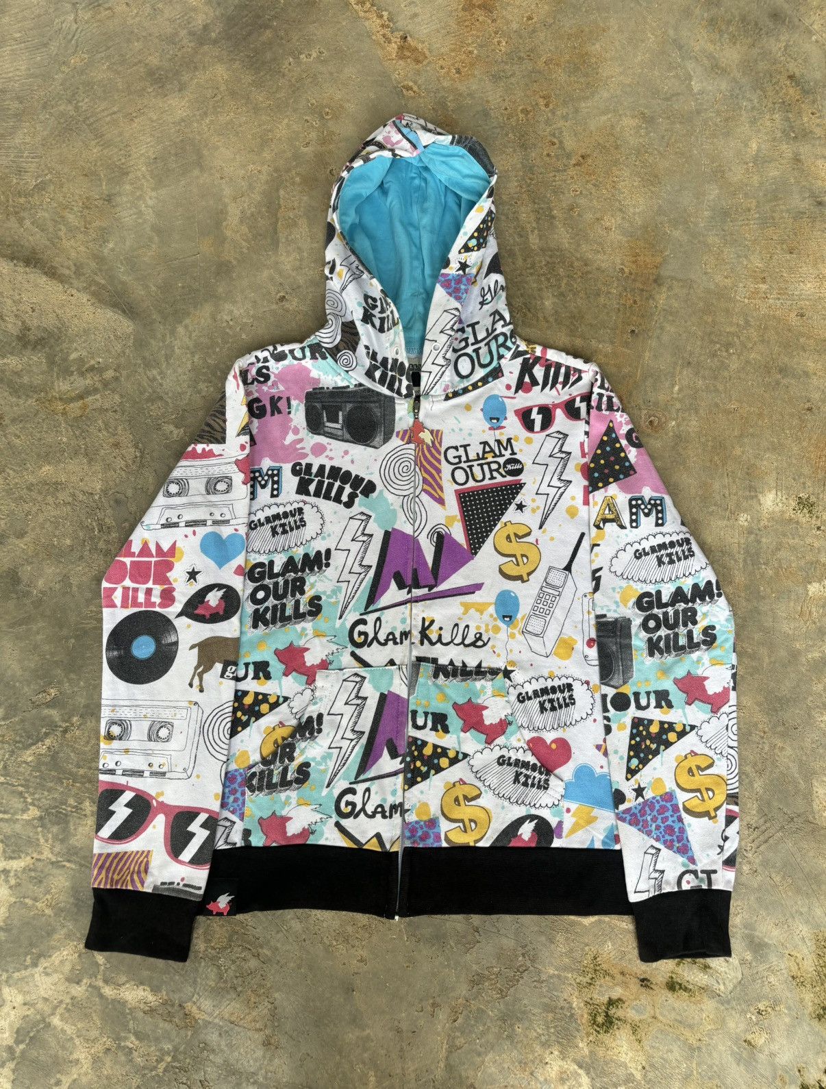 Hysteric Glamour Y2k Glamour Kills Gilr Full Print Hoodie Size US S / EU 44-46 / 1 - 1 Thumbnail