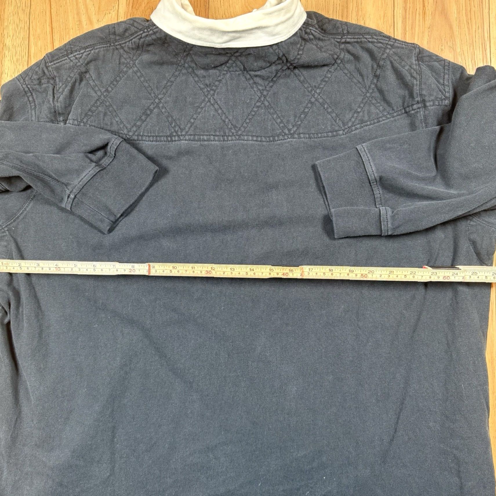 Ralph Lauren VTG Ralph Lauren Polo Rugby Sweater Mens XXL Black Elbow Pads Pullover 2XL Size US XXL / EU 58 / 5 - 5 Thumbnail