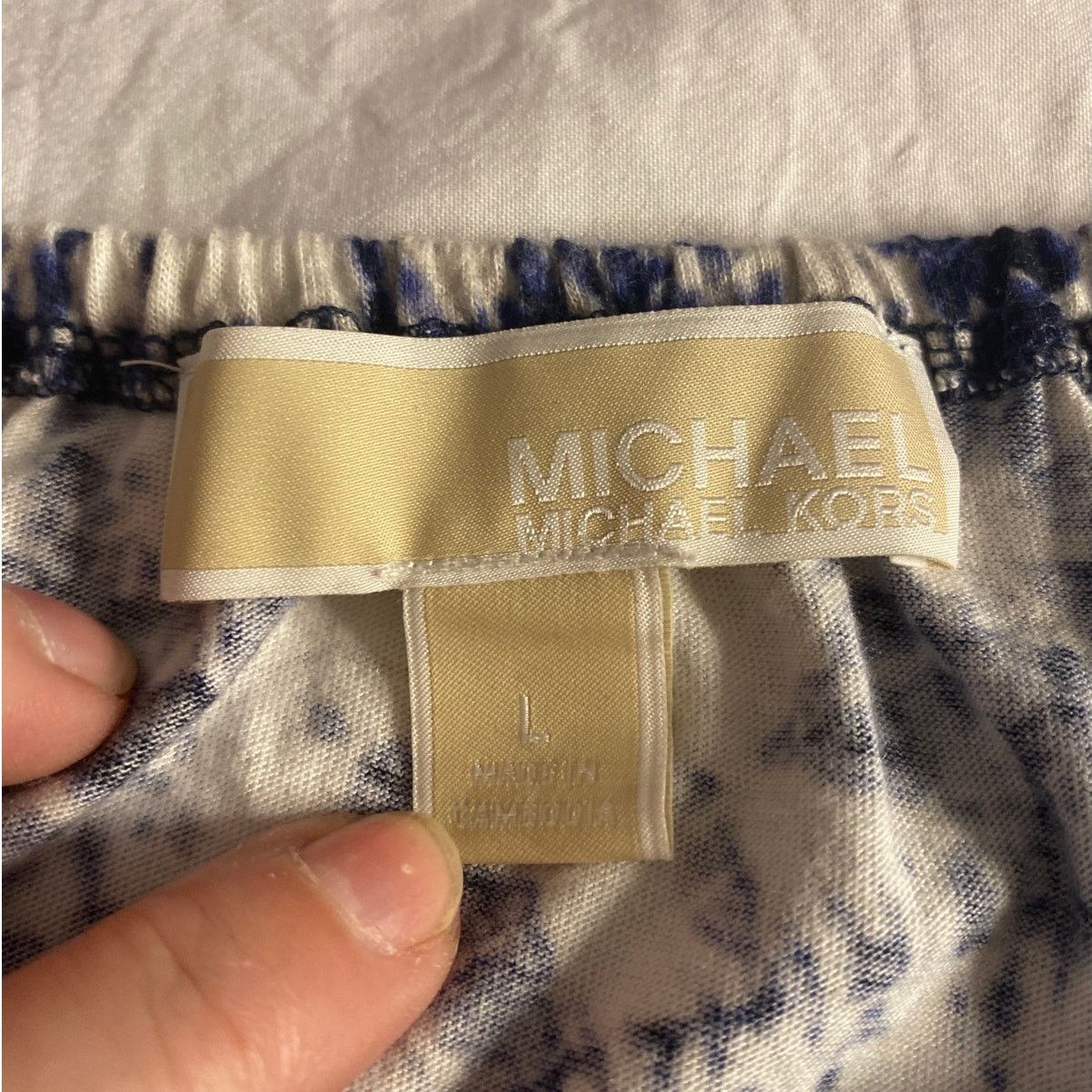 Michael Kors Boho Coastal Blue Tie-Dye Sleeveless Tank Top Michael Kors L Size L / US 10 / IT 46 - 3 Thumbnail