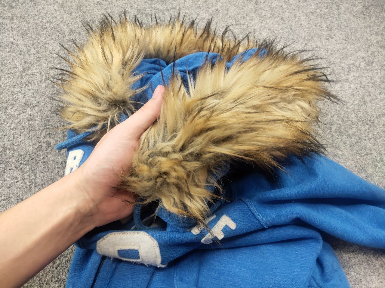 Abercrombie & Fitch Abercrombie Vintage Y2K crazy fur zip Hoodie if six was nine Size US L / EU 52-54 / 3 - 13 Thumbnail