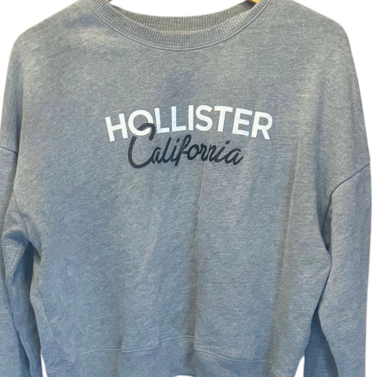 Abercrombie & Fitch Hollister. California Women’s Gray Sweatshirt. Size Large. Size L / US 10 / IT 46 - 4 Thumbnail