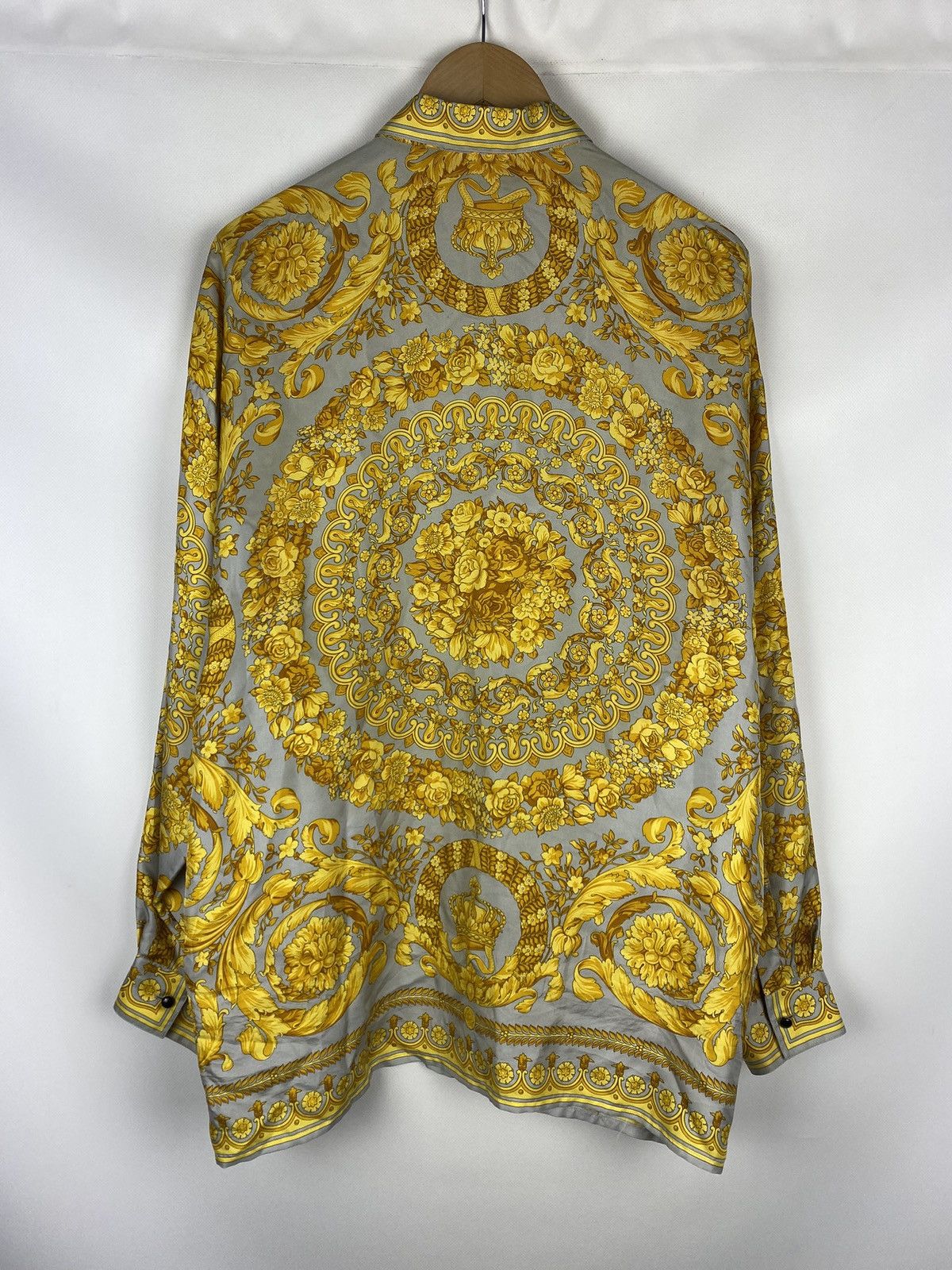 Versace Gianni Versace 90s Barocco pattern silk button up shirt Size US L / EU 52-54 / 3 - 14 Thumbnail