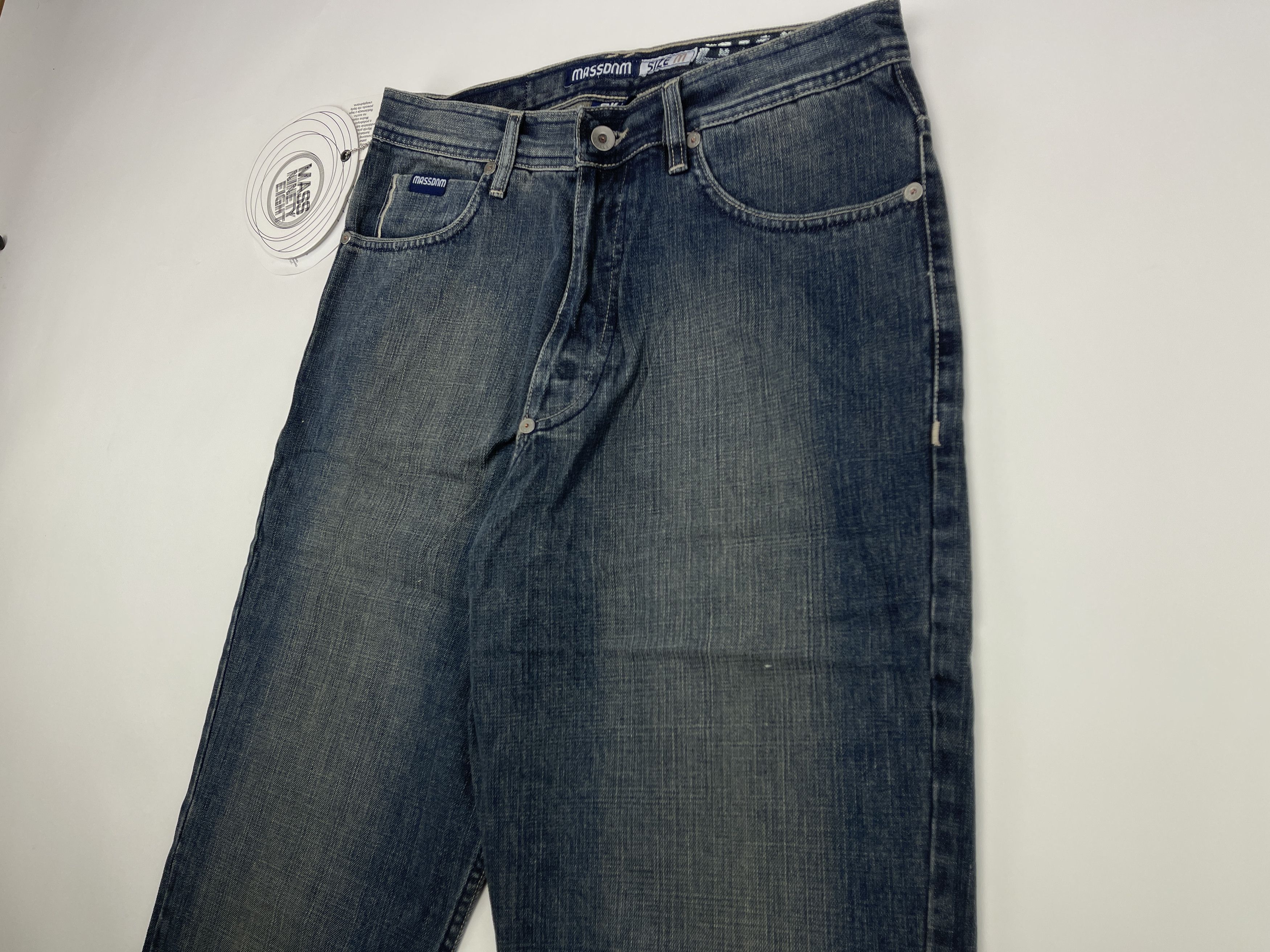 Vintage Mass DNM jeans, blue, vintage baggy 90s hip hop mens size 34 Size US 34 / EU 50 - 11 Thumbnail