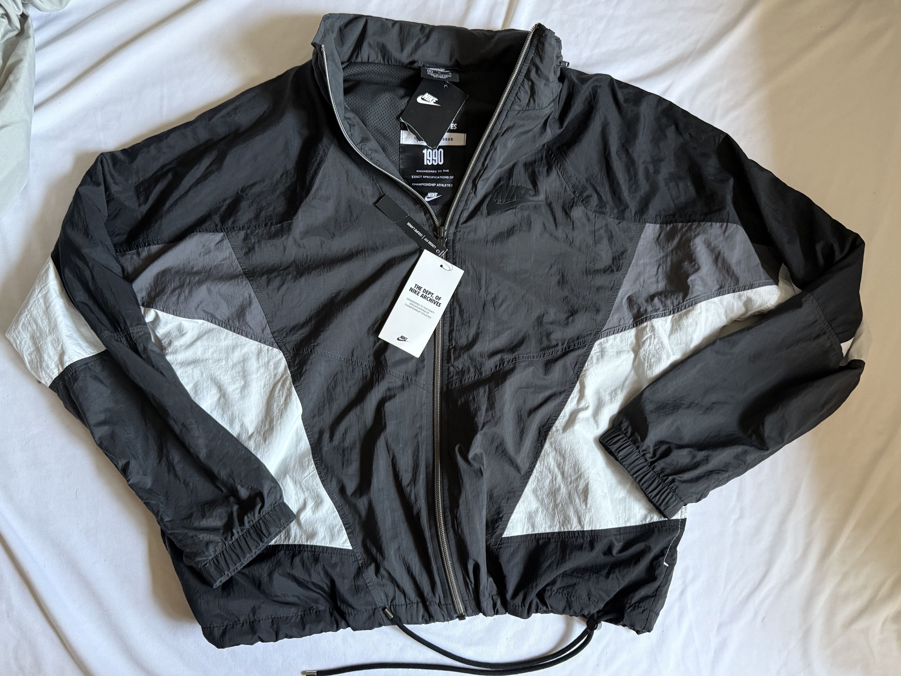Nike Nike Sportswear Re-Issue Woven Jacket MEDIUM Black $150 Size US M / EU 48-50 / 2 - 2 Thumbnail