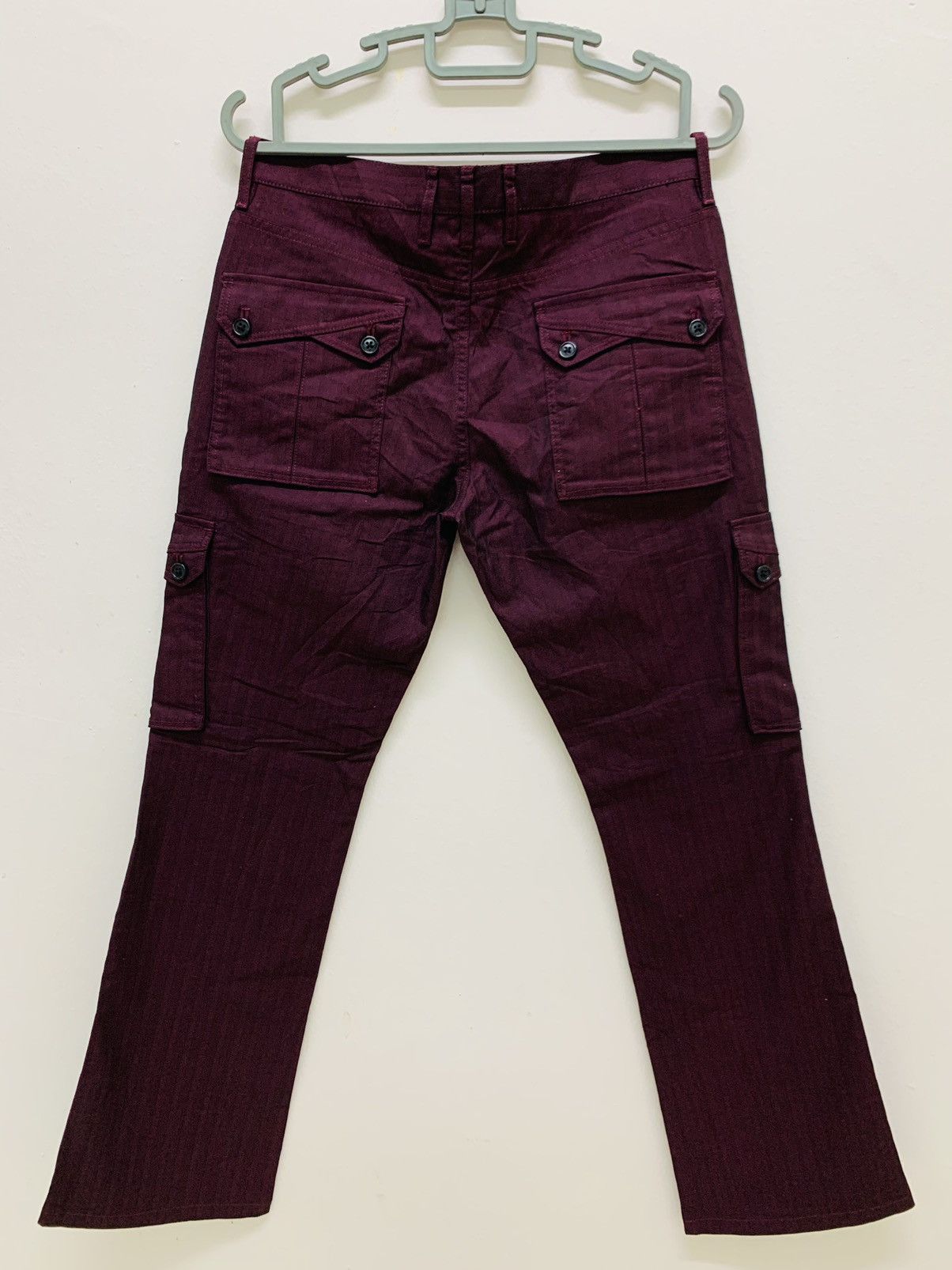 Designer × Michel Klein Michel Klein Cargo Multipocket Flare Pants Size US 31 - 2 Thumbnail