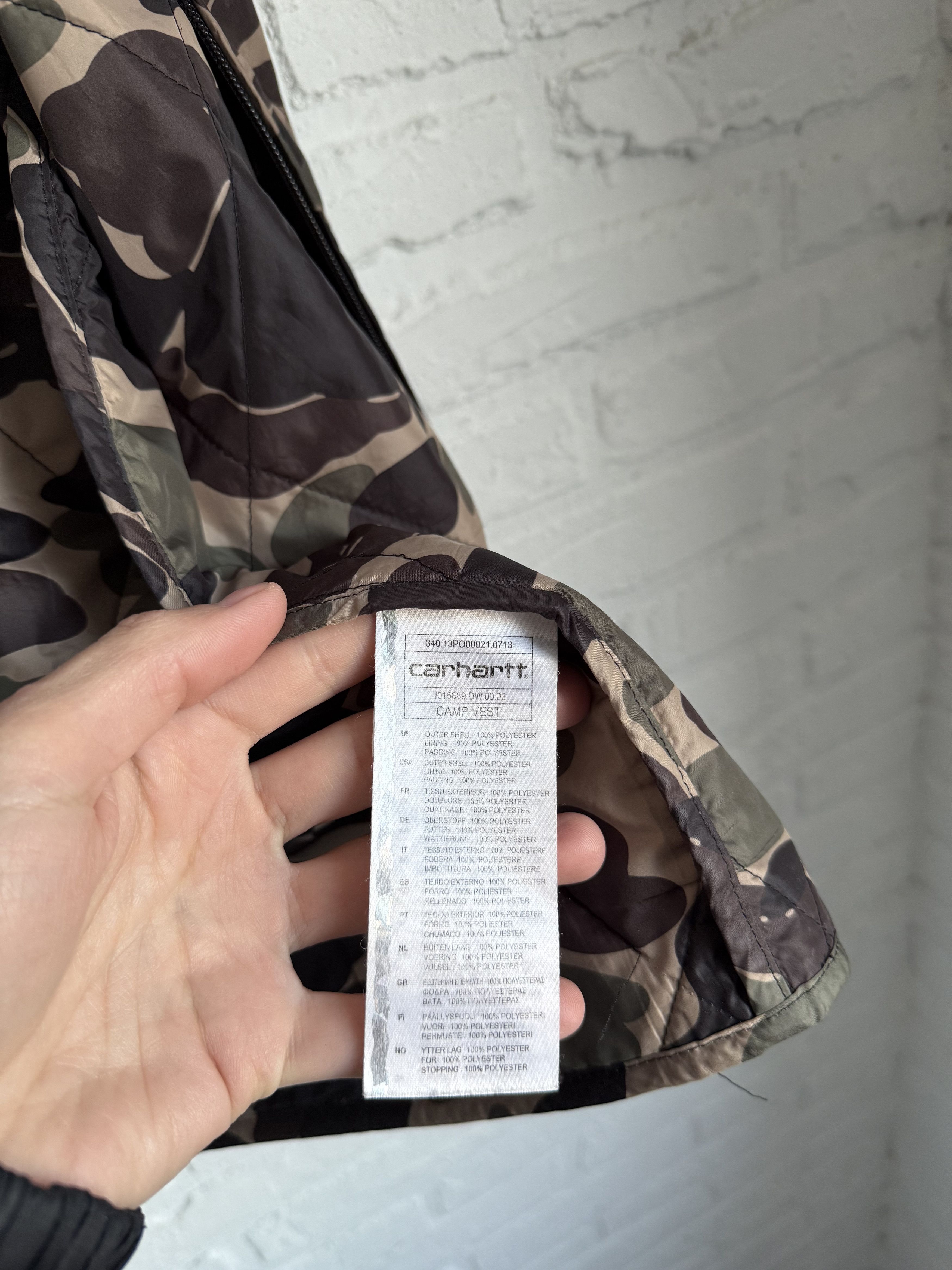 Carhartt Wip Carhartt Camp Liner Vest Camo Isle Jacket Size US M / EU 48-50 / 2 - 3 Thumbnail