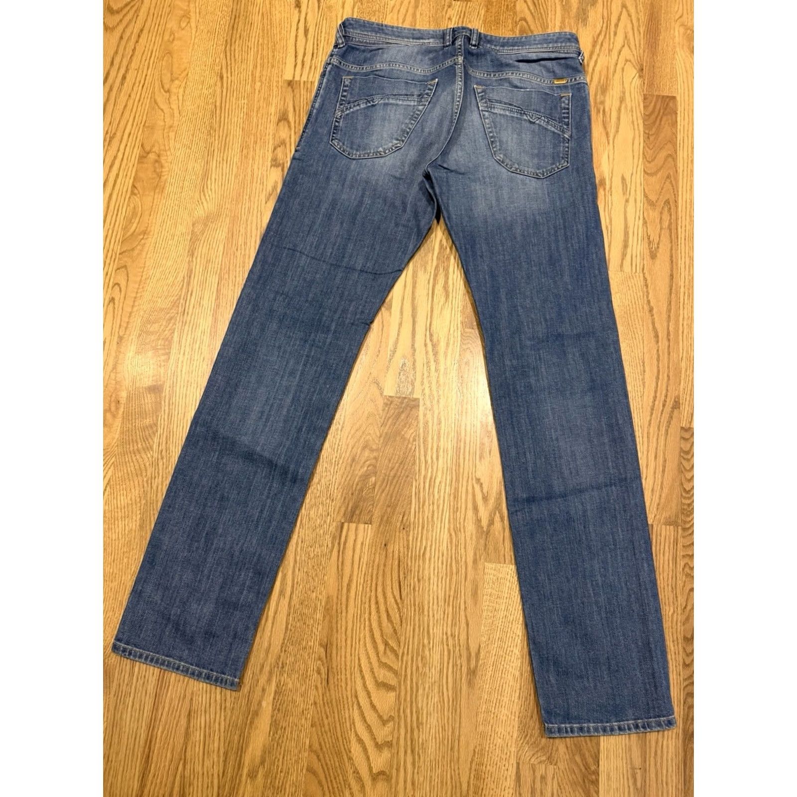 Diesel Diesel Iakop Denim Jeans Men’s 32x34 Stretch Regular Slim Tapered Blue 0807S Size US 32 / EU 48 - 3 Thumbnail