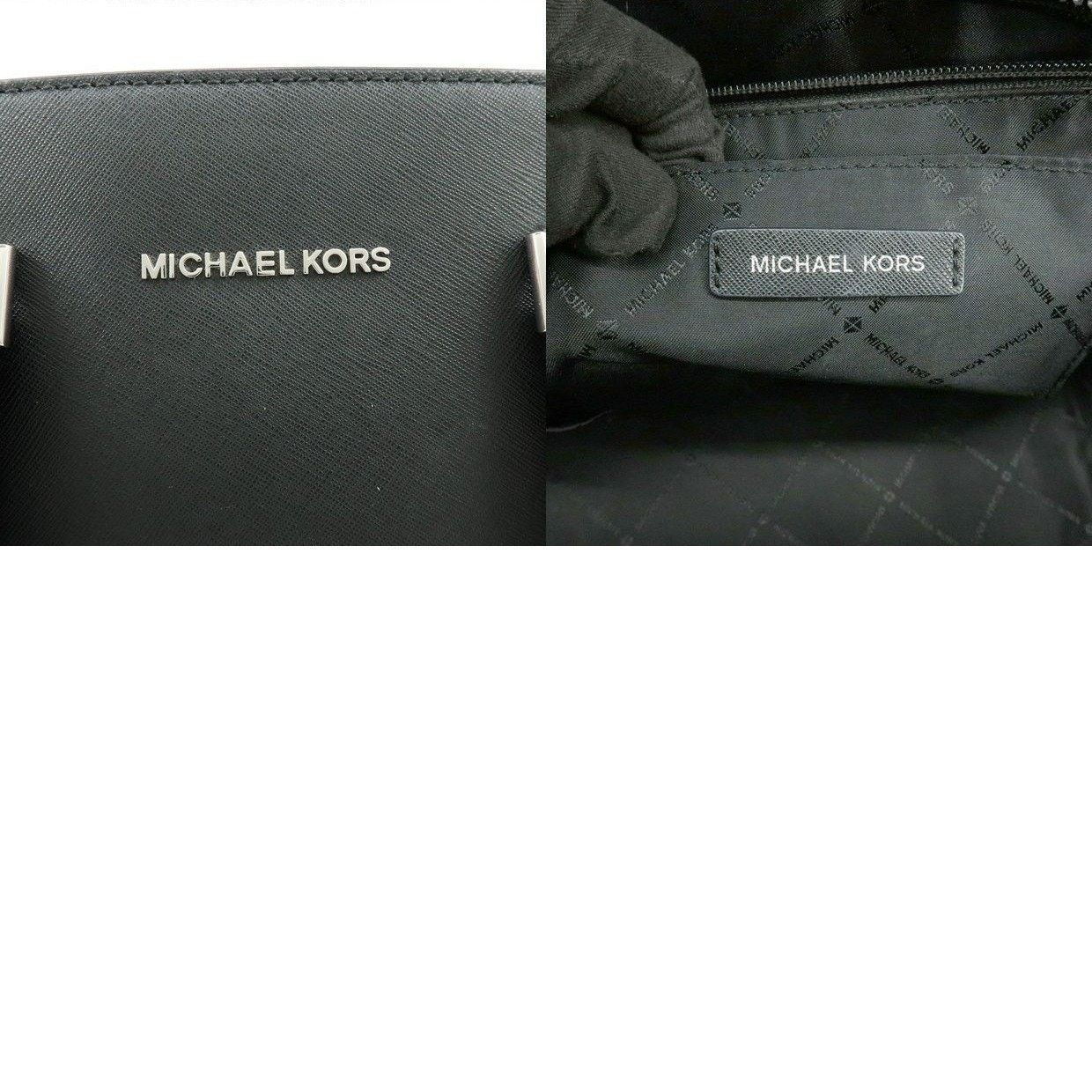 Michael Kors Michael Kors Saffiano Leather Handbag Black Size ONE SIZE - 16 Thumbnail
