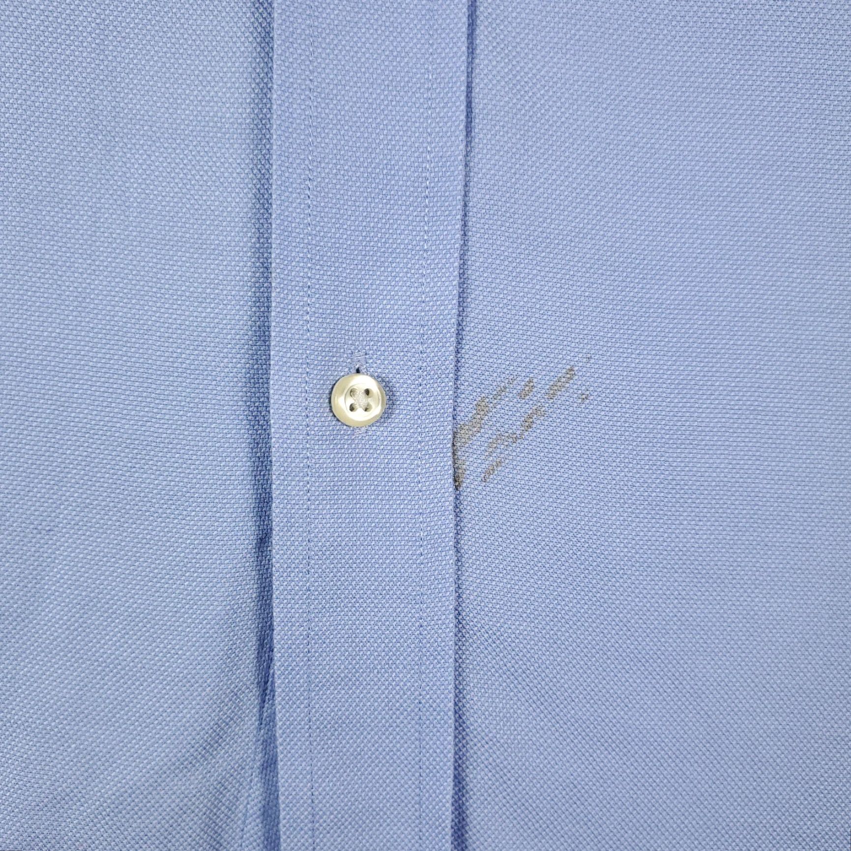 Tommy Hilfiger VINTAGE Tommy Hilfiger Shirt Mens XL Blue Button-Up Long Sleeve Casual, 17 Collar, Logo, Cotton - 90s/Preppy Style (Mens) Size US XL / EU 56 / 4 - 5 Thumbnail