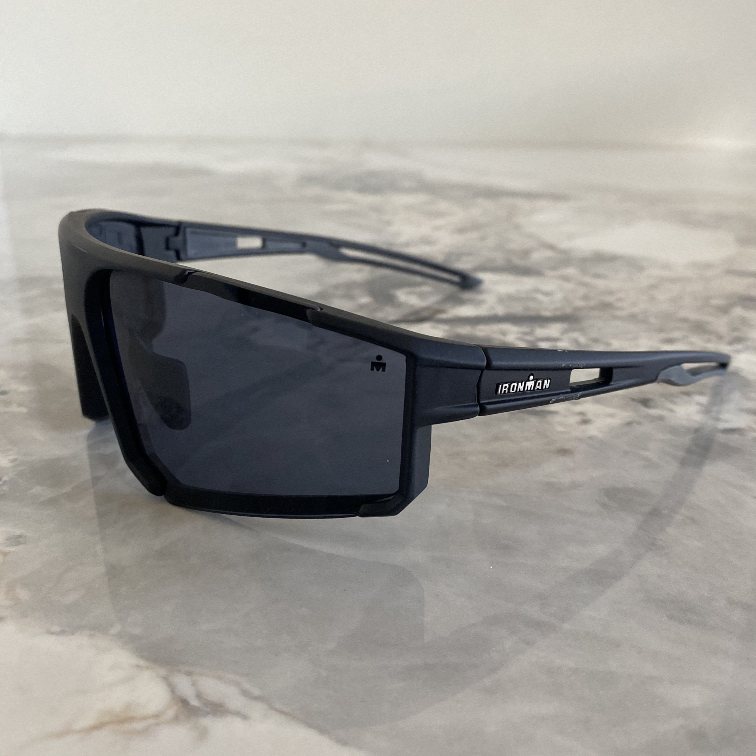 Vintage Black Futuristic Matrix Sporty Sunglasses Size ONE SIZE - 6 Thumbnail