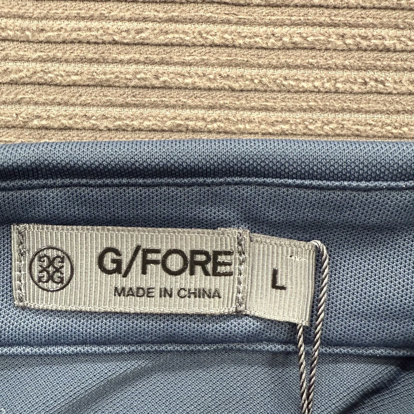 G/FORE G/FORE Polo Shirt Mens Large Gray Red Stripe Performance Golf Stretch G4MS23K182 Size US L / EU 52-54 / 3 - 3 Thumbnail