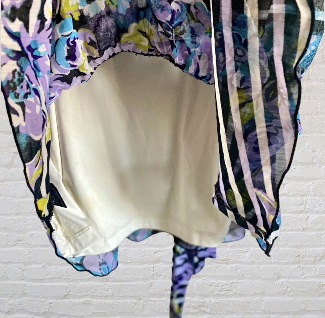 Other IZ BYER FLORAL STRIPED SLEEVELESS TANK TOP WITH WAIST TIE Size XL / US 12-14 / IT 48-50 - 6 Thumbnail
