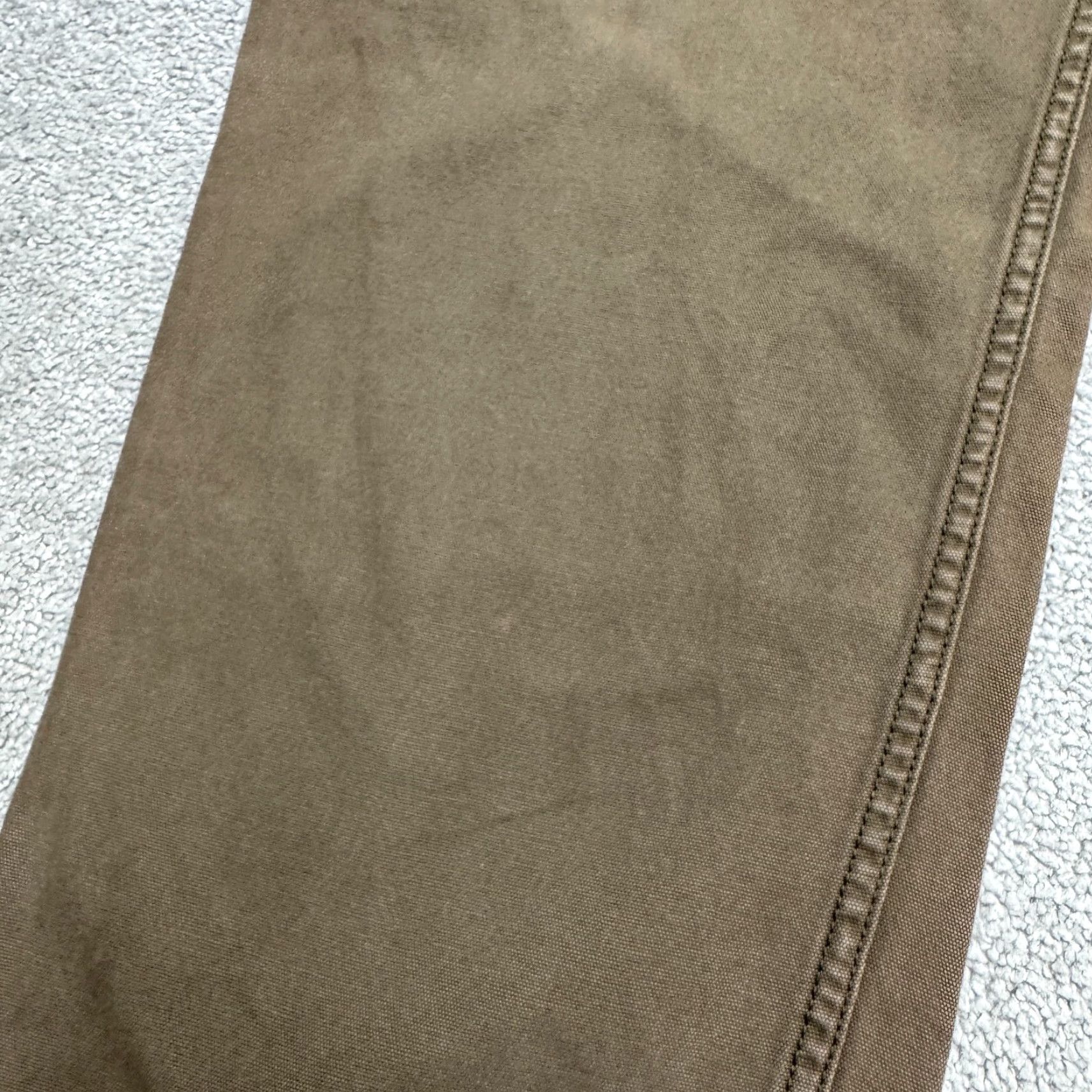Dockers DOCKERS Pants Adult 42 Brown Canvas Carpenter Workwear 5-Pocket Straight Mens Size US 42 / EU 58 - 3 Thumbnail