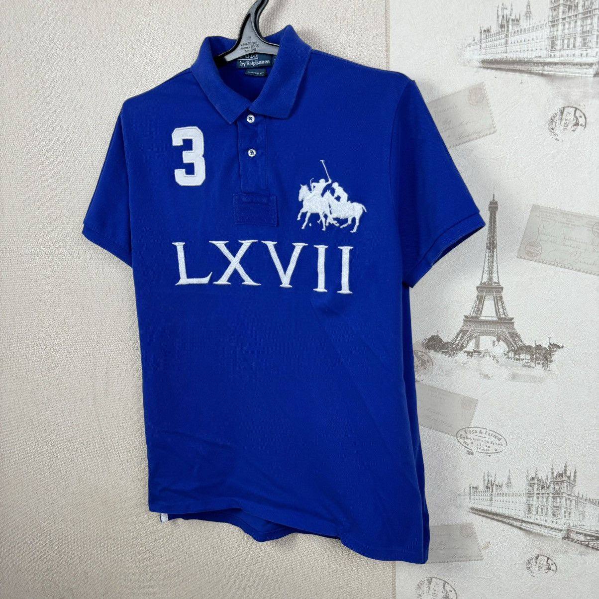 Polo Ralph Lauren Vintage Ralph Lauren Polo T shirt Chief Keef LXVII Blue Sz L Size US L / EU 52-54 / 3 - 4 Thumbnail